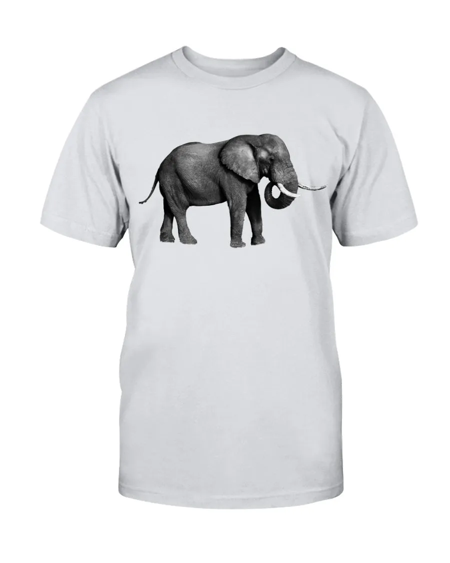 Grazing African Elephant, African Elephant, Elephant lovers, wildlife fans, Moss Apparel, Unisex T-Shirt sold by Moss Apparel product image thumbnail 5