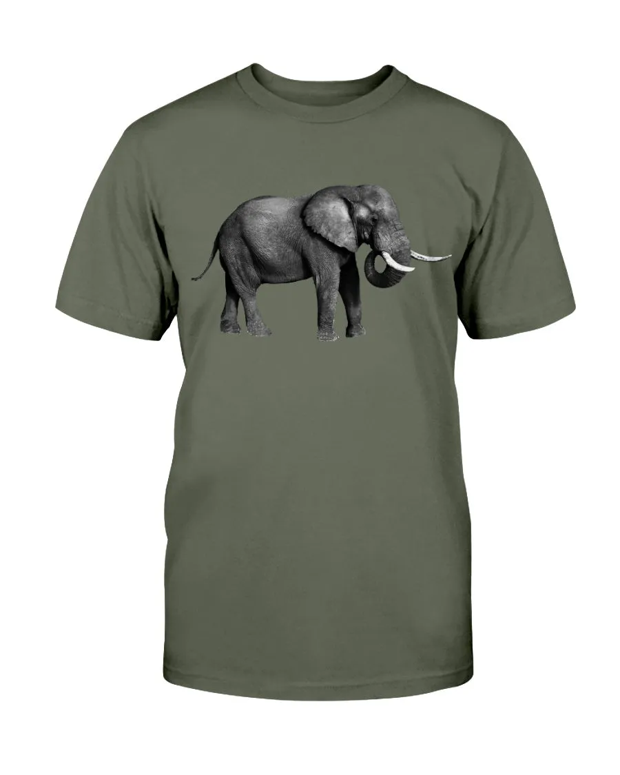 Grazing African Elephant, African Elephant, Elephant lovers, wildlife fans, Moss Apparel, Unisex T-Shirt sold by Moss Apparel product image thumbnail 2