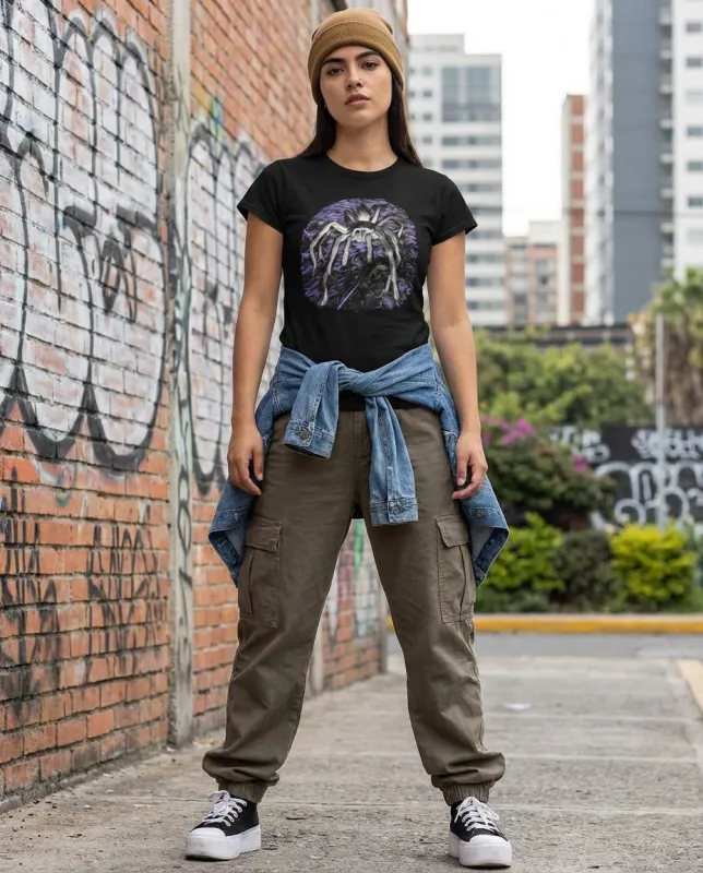 Tarantula, Spider Fan, Wild Clothing, Eco-Friendly Fashion, Moss Apparel, Unisex T-Shirt made by Moss Apparel