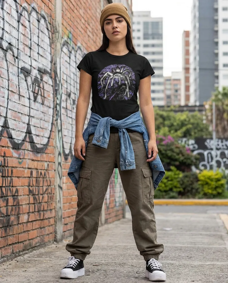 Tarantula, Spider Fan, Wild Clothing, Eco-Friendly Fashion, Moss Apparel, Unisex T-Shirt sold by Moss Apparel