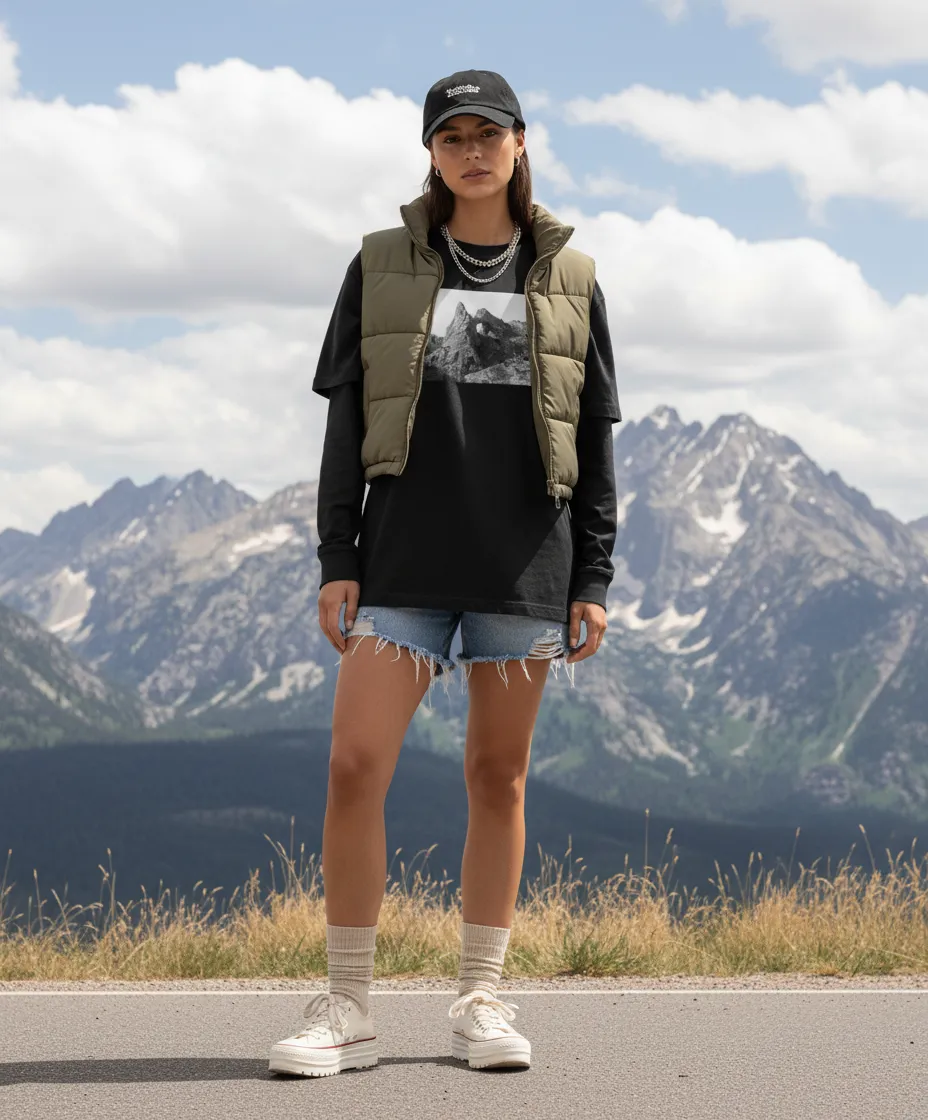 Great Basin Arch, National Park, Landscape, Moss Apparel, Unisex T-Shirt sold by Moss Apparel product image thumbnail 4