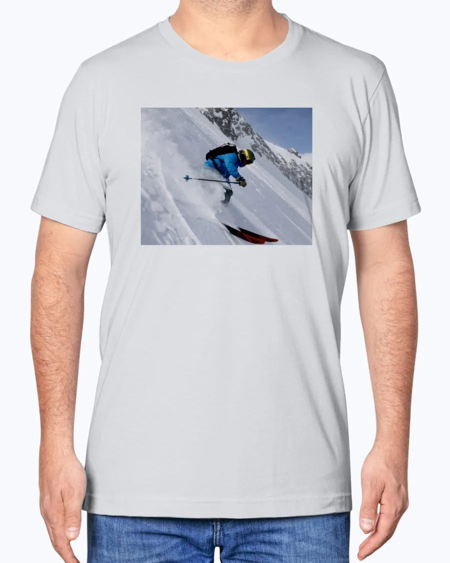 Glacial Plunge, Moss Apparel, Unisex T-Shirt sold by Moss Apparel product image thumbnail 4
