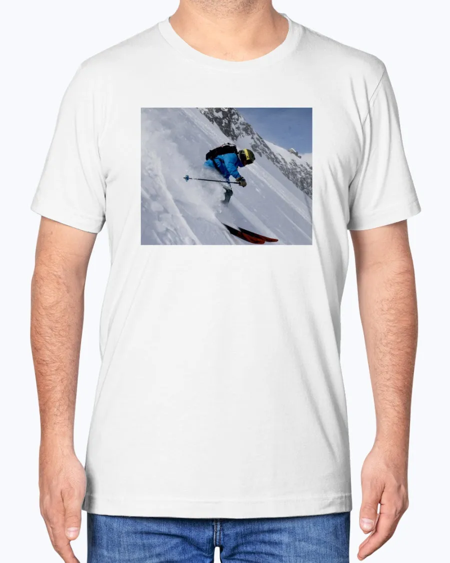 Glacial Plunge, Moss Apparel, Unisex T-Shirt sold by Moss Apparel product image thumbnail 3