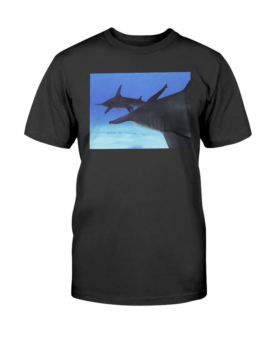 Hammerhead Pursuit, Shark Conservation, Ocean Fan, Moss Apparel, Unisex T-Shirt sold by Moss Apparel product image thumbnail 2