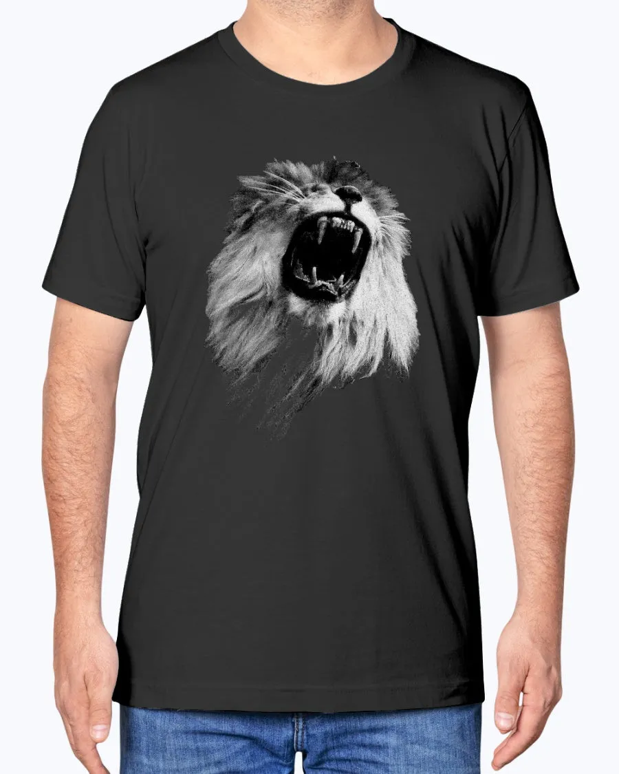 Majestic Lion, Wildlife Conservation, Cozy Casual Wear, Moss Apparel, Unisex T-Shirt sold by Moss Apparel product image thumbnail 2