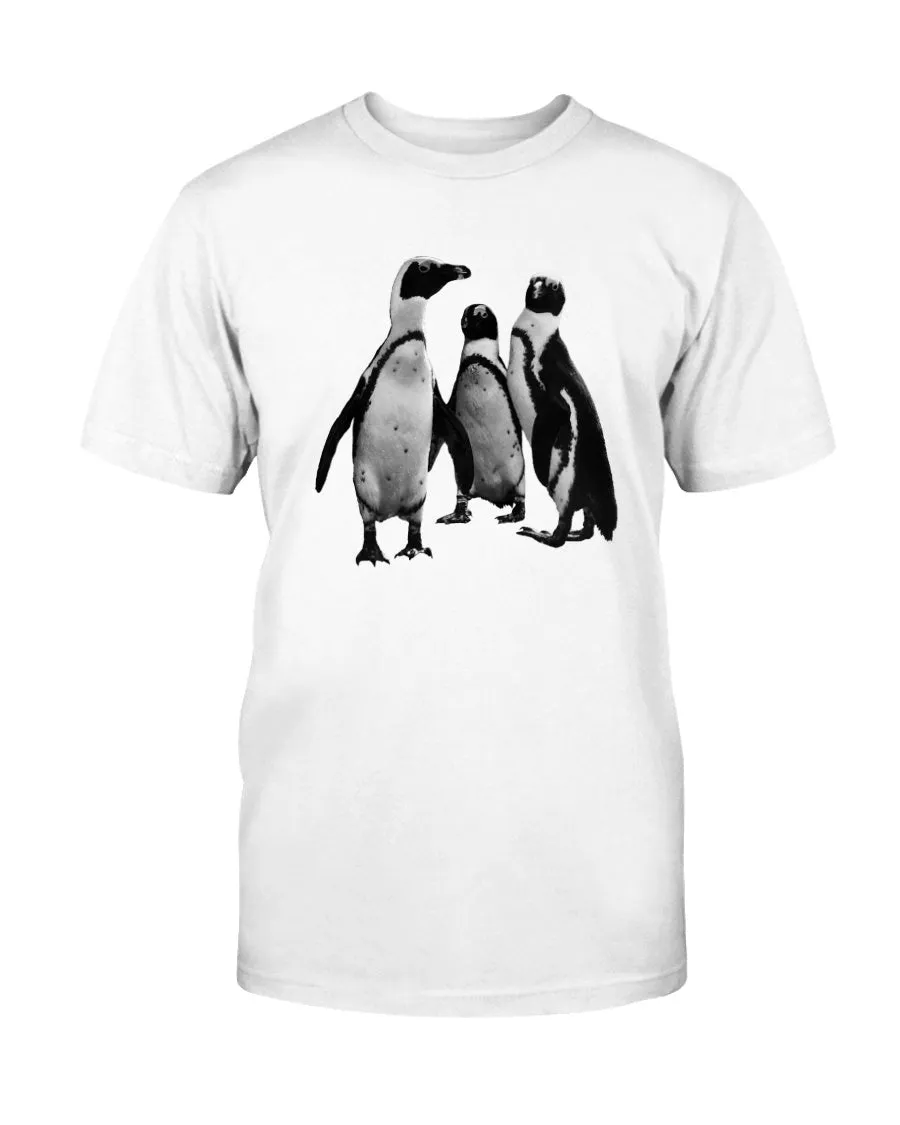 Penguin Huddle, Wildlife Conservation, Moss Apparel, Unisex T-Shirt sold by Moss Apparel product image thumbnail 4