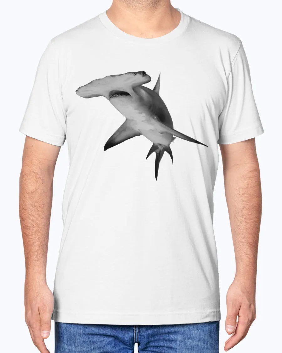 Hammerhead Shark, Great Hammerhead in Bimini Bahamas photograph, Moss Apparel, Unisex T-Shirt sold by Moss Apparel product image thumbnail 2