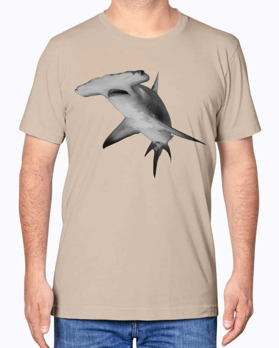 Hammerhead Shark, Great Hammerhead in Bimini Bahamas photograph, Moss Apparel, Unisex T-Shirt sold by Moss Apparel product image thumbnail 4