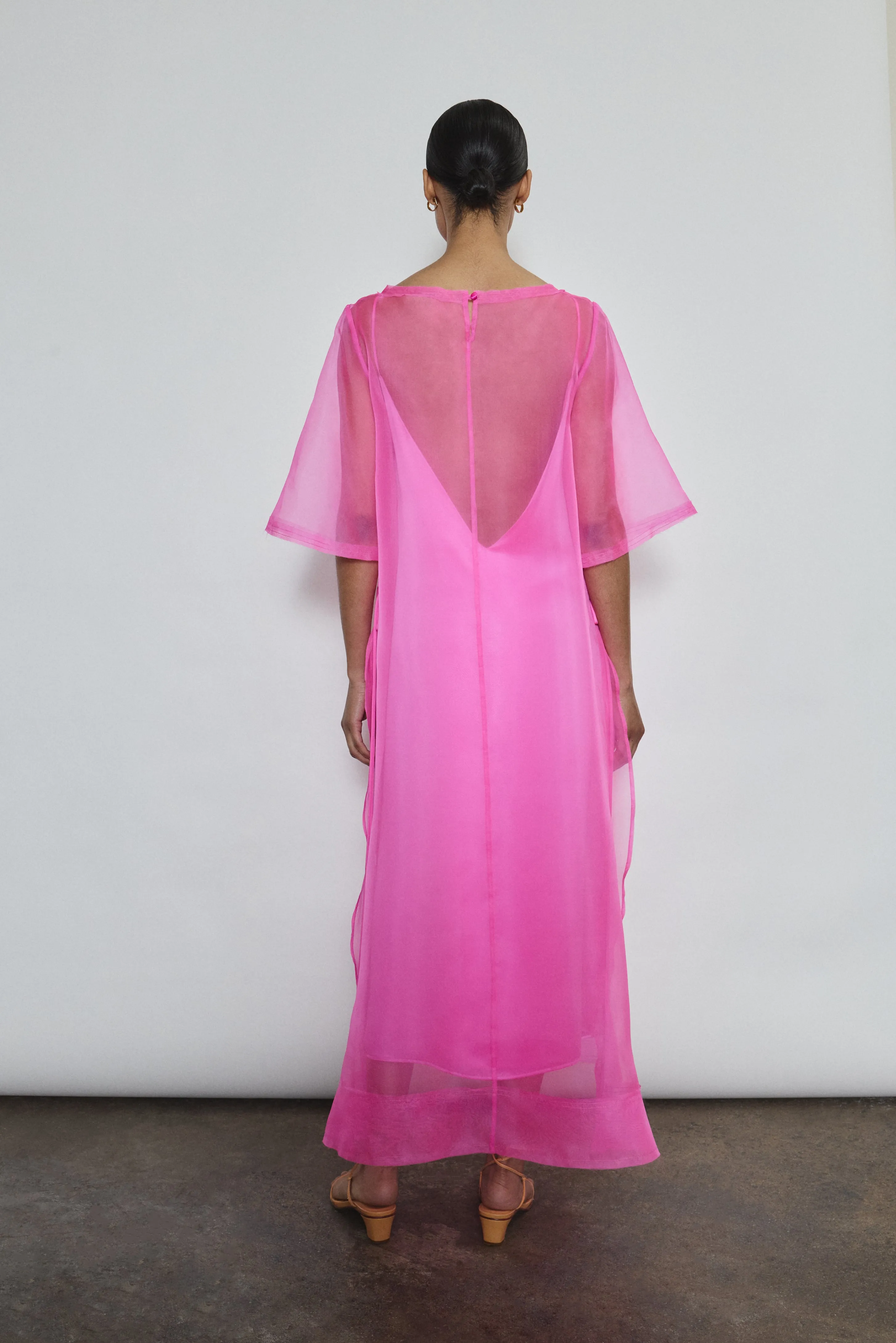 Thea Sheath Dress - Hot Pink sold by Kamperett product image thumbnail 3