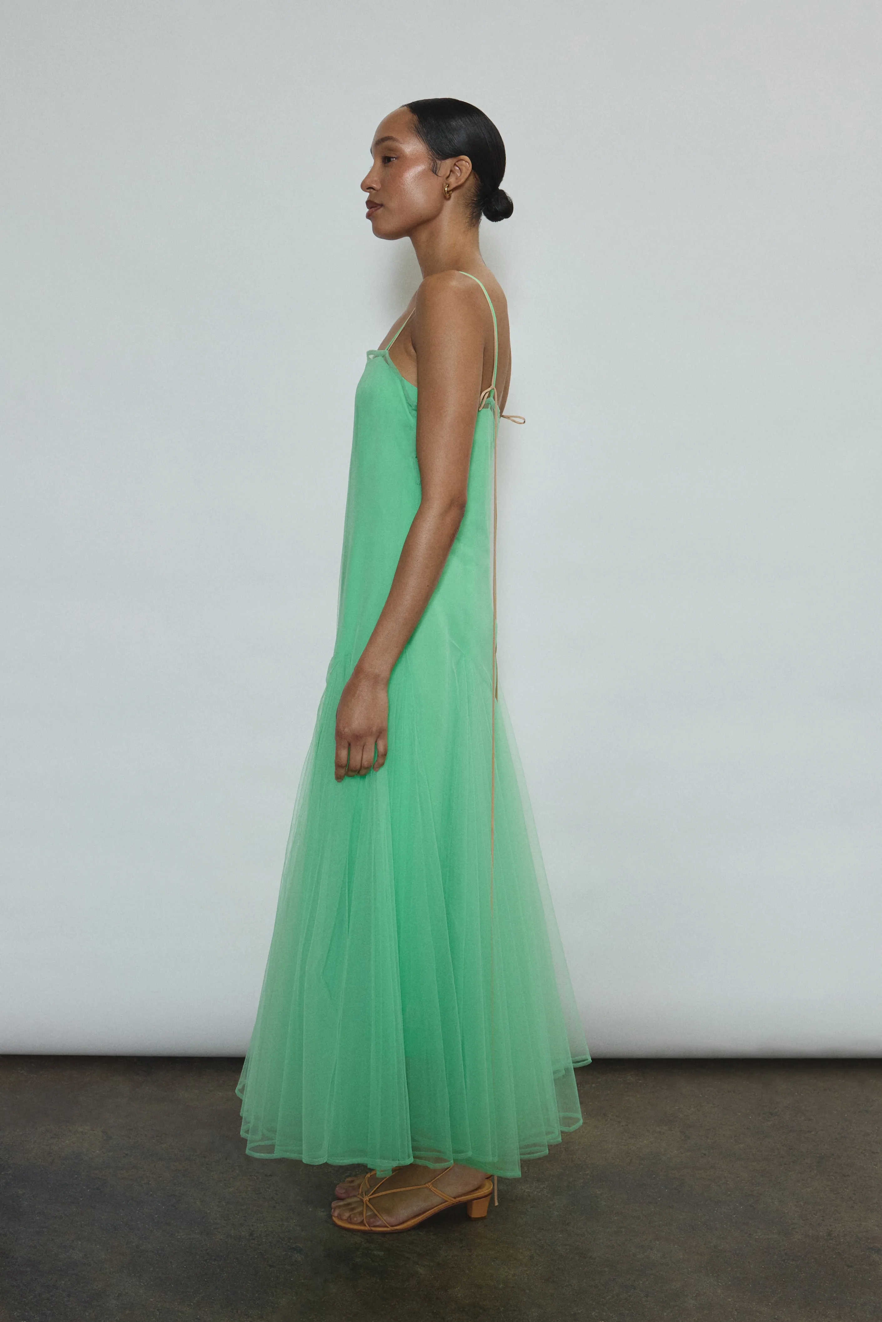 Theodora Dress - Celadon sold by Kamperett product image thumbnail 5