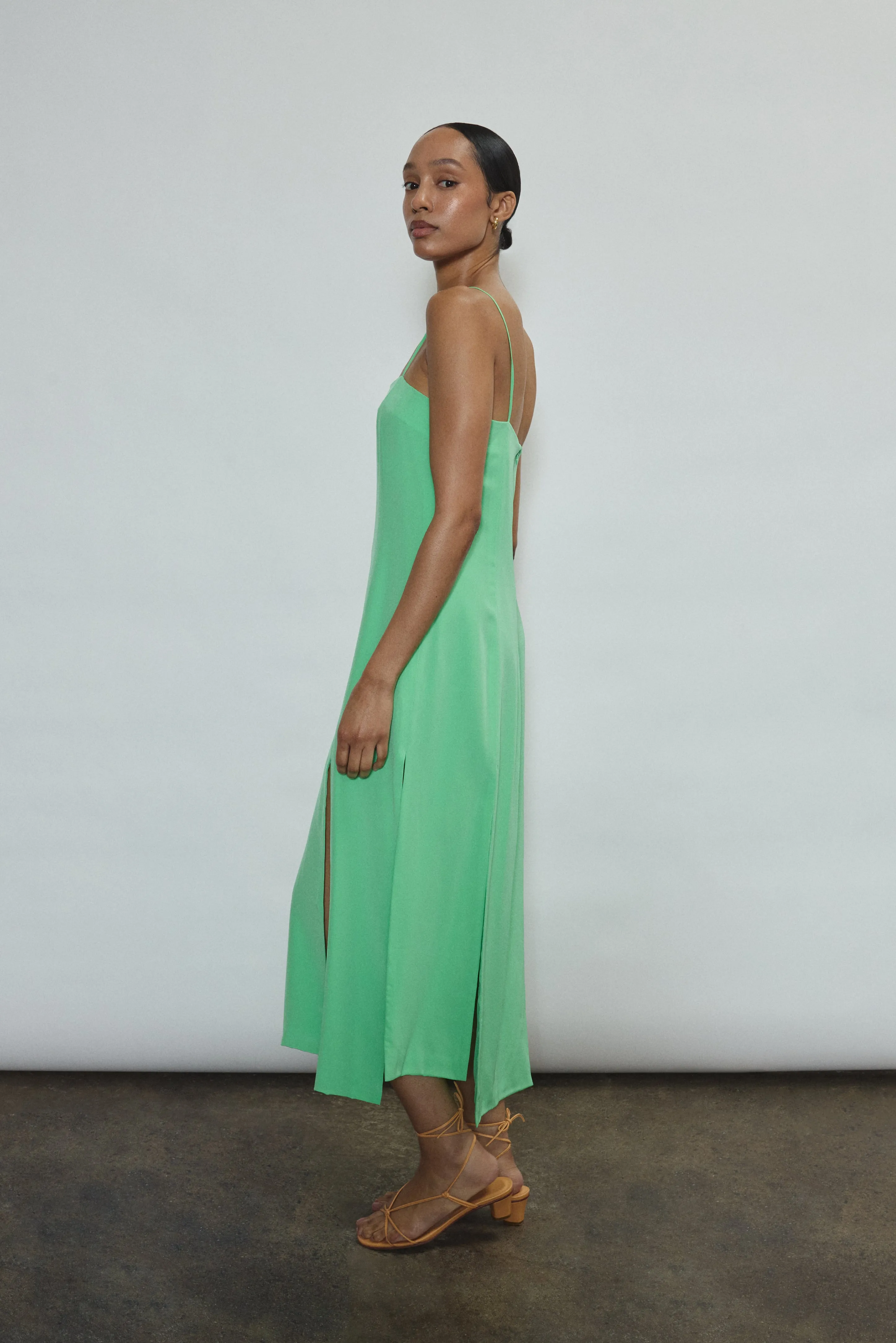 Theodora Dress - Celadon sold by Kamperett product image thumbnail 2