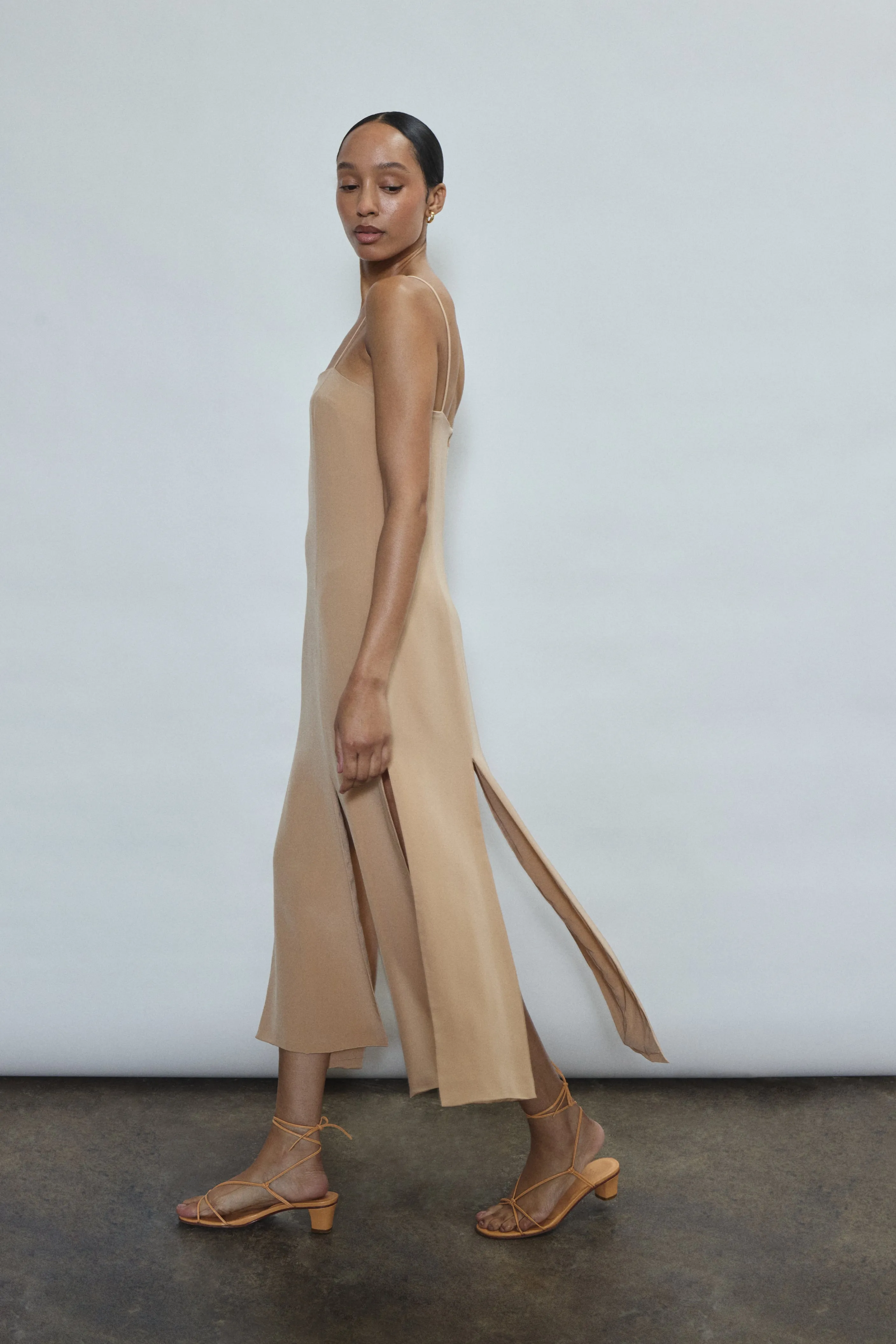 Theodora Dress - Buff sold by Kamperett product image thumbnail 4