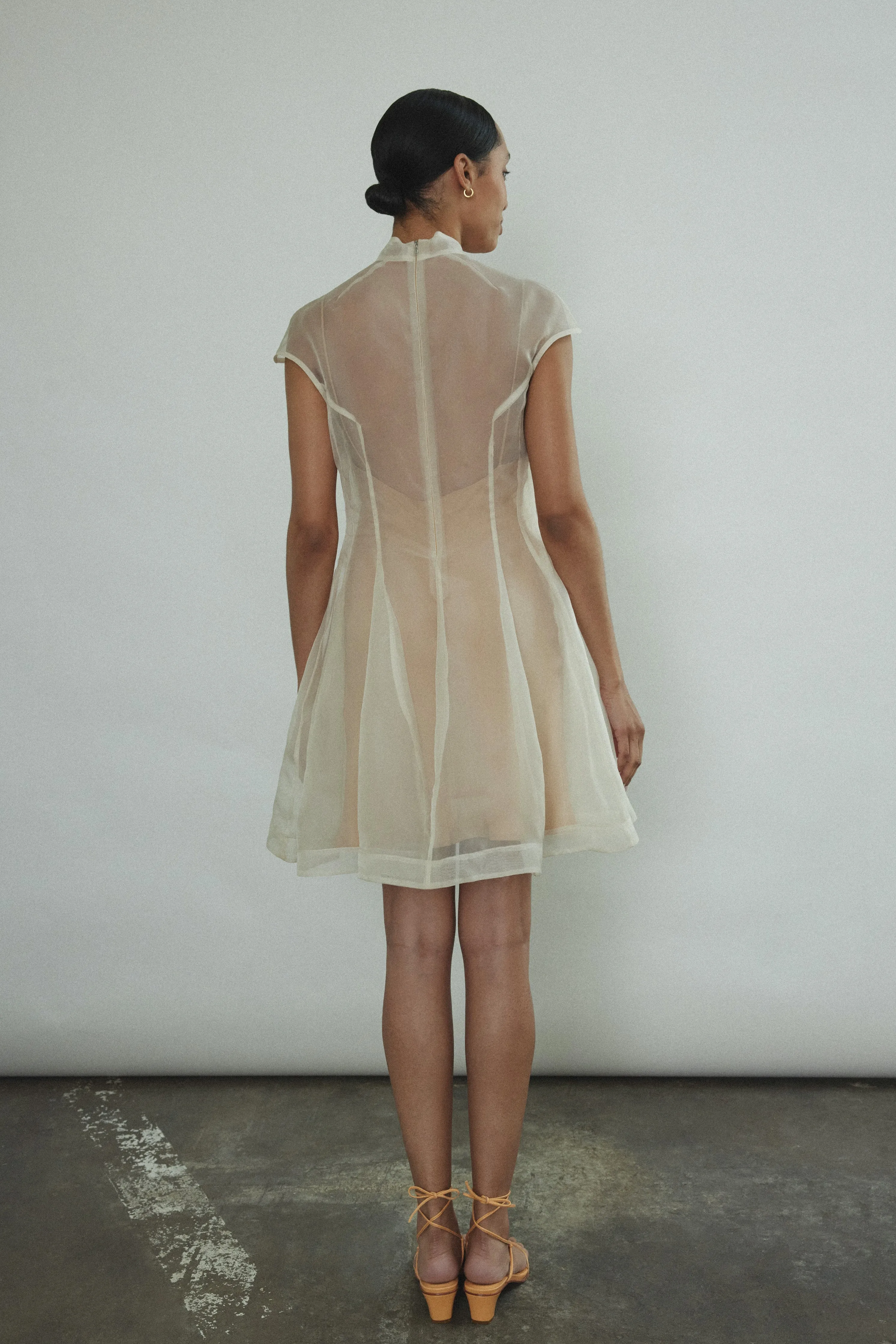 Reine Dress - Ivory sold by Kamperett product image thumbnail 4