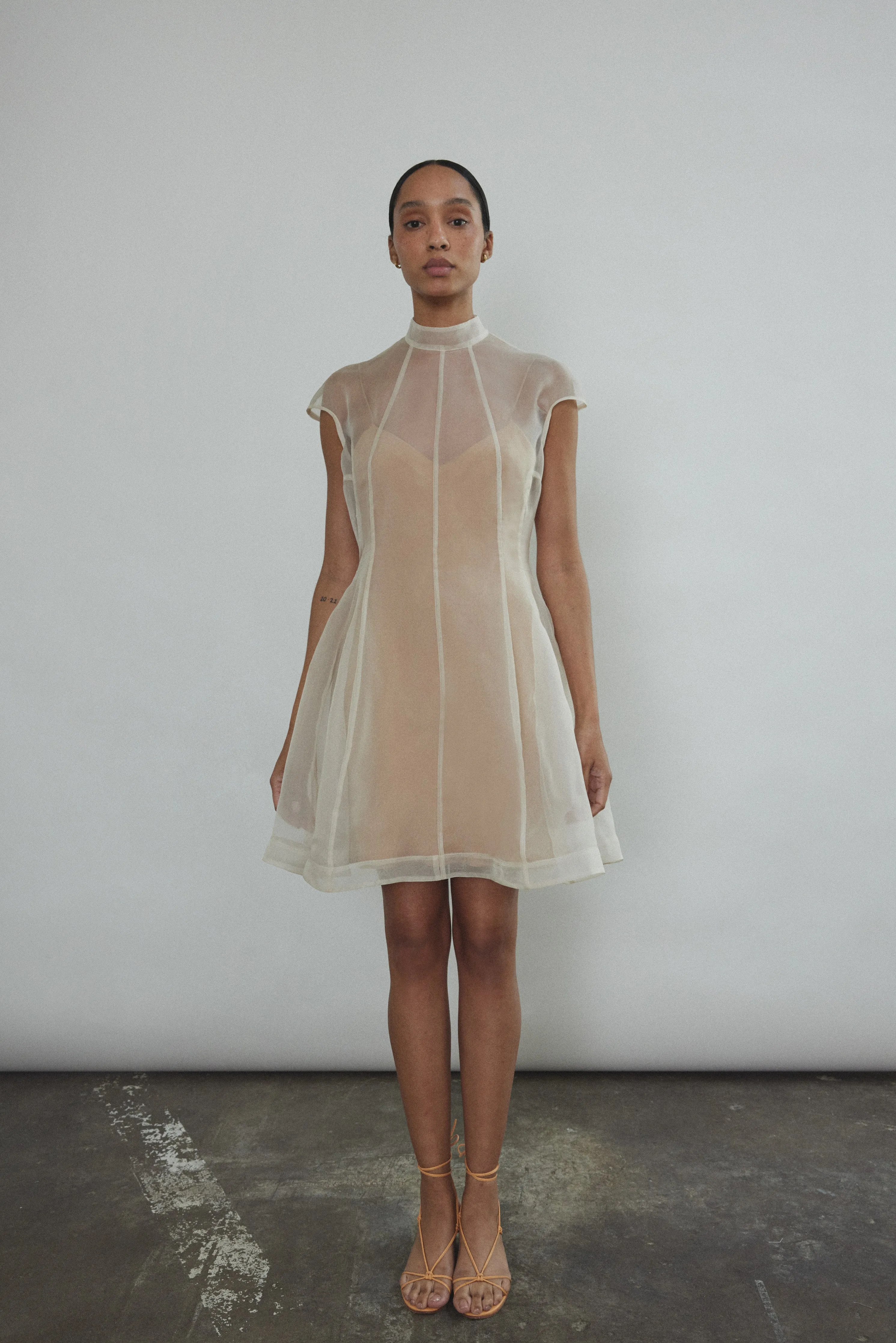 Reine Dress - Ivory sold by Kamperett product image thumbnail 5