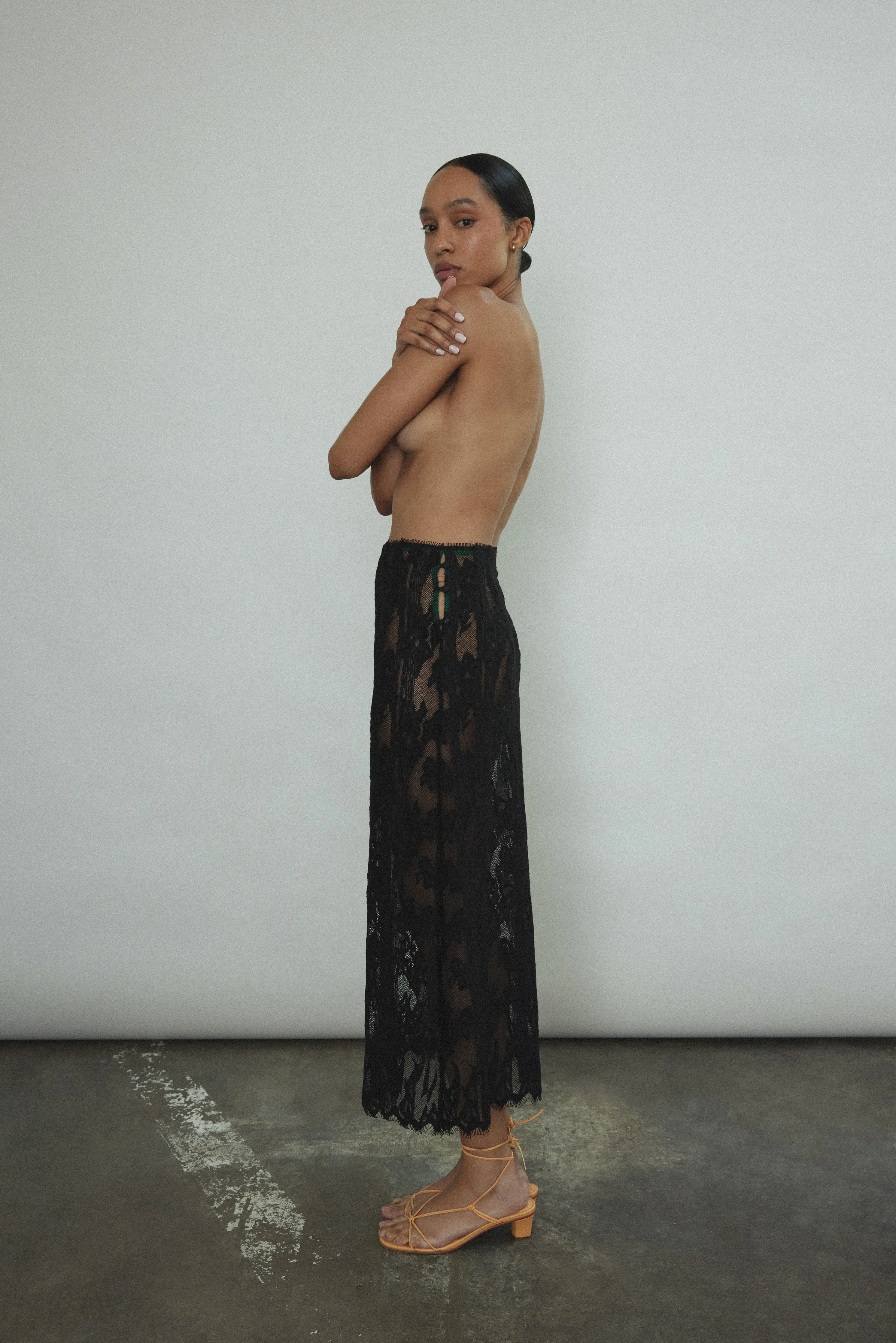 Isabella Skirt - Black Lace sold by Kamperett product image thumbnail 2