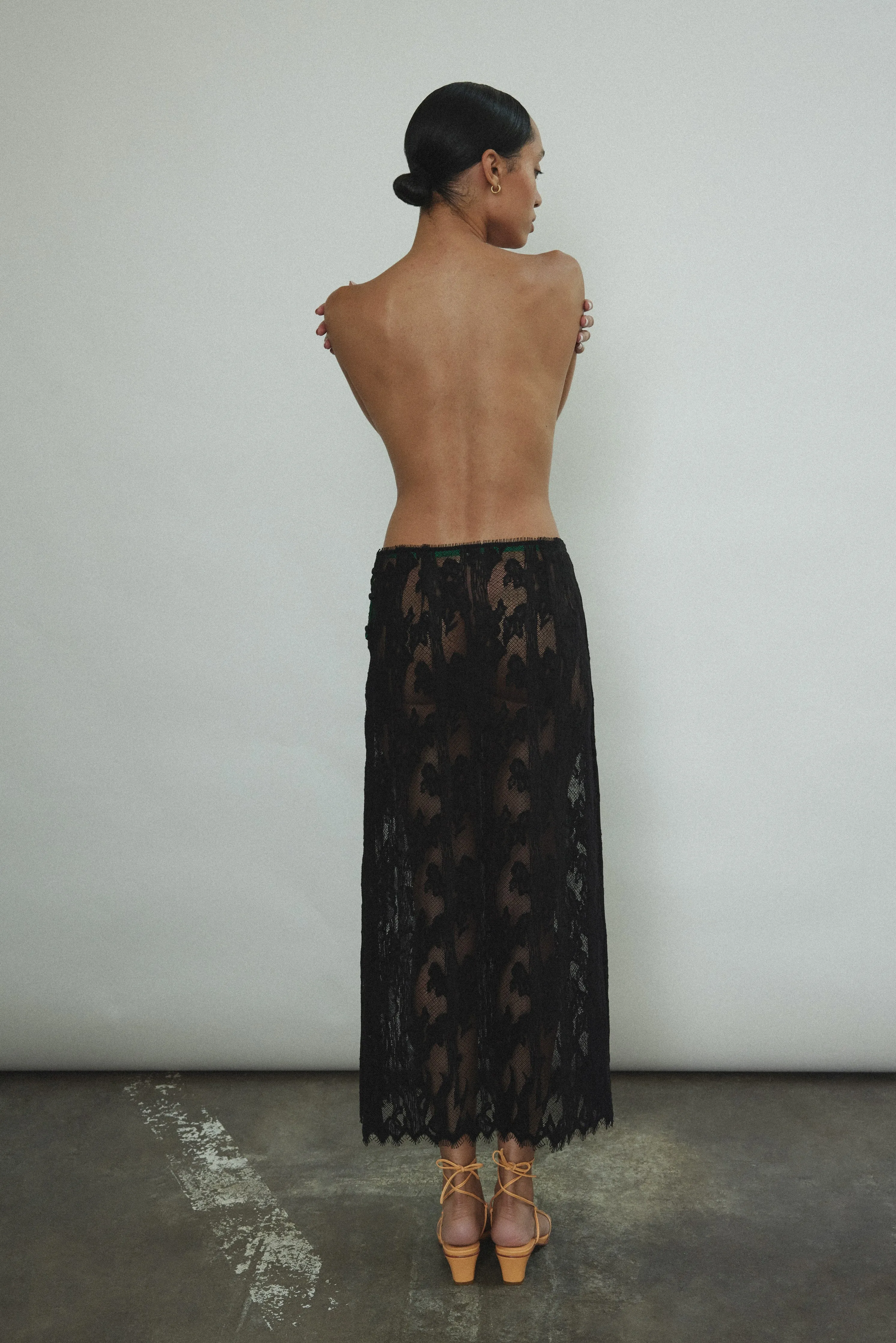 Isabella Skirt - Black Lace sold by Kamperett product image thumbnail 4