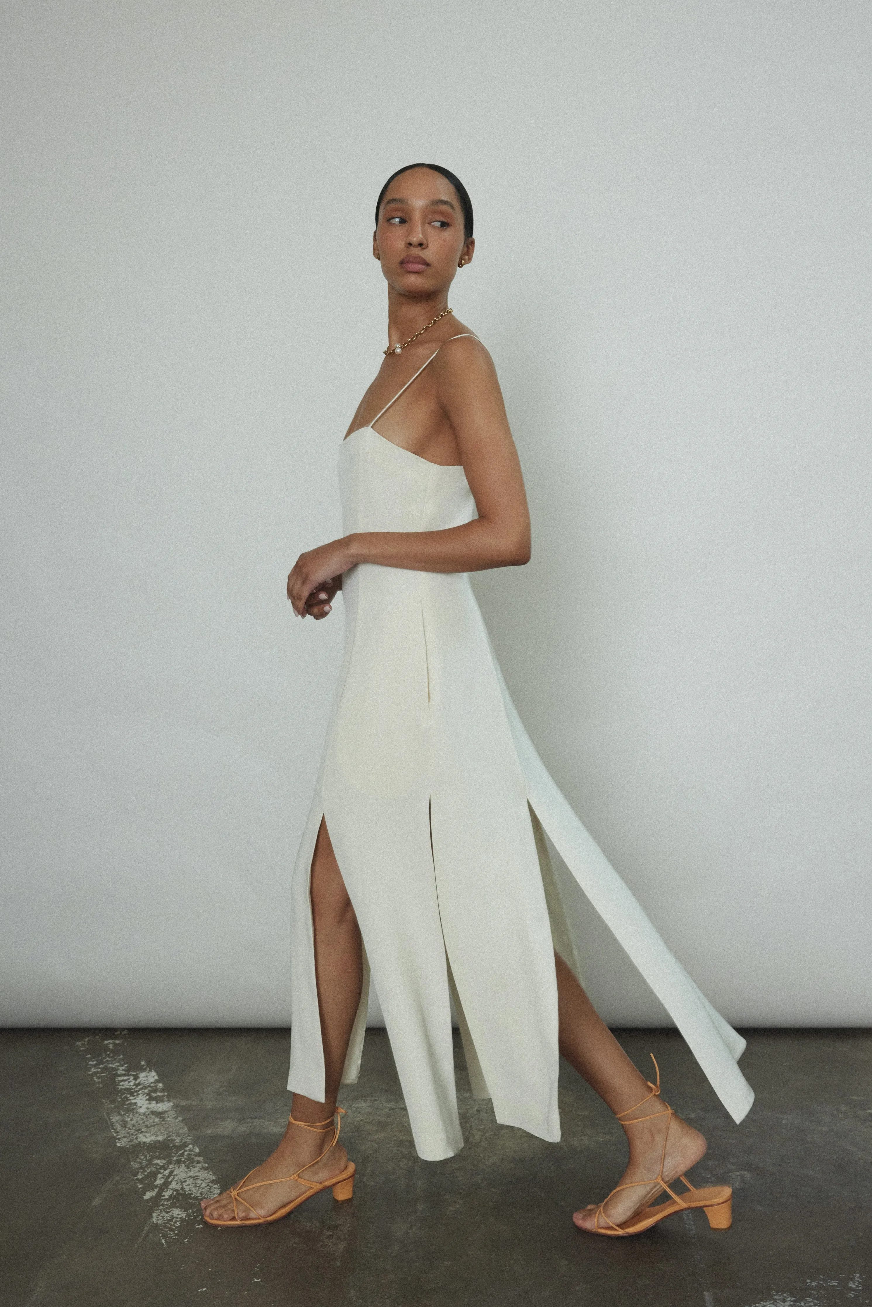 Theodora Dress - Ivory sold by Kamperett product image thumbnail 2
