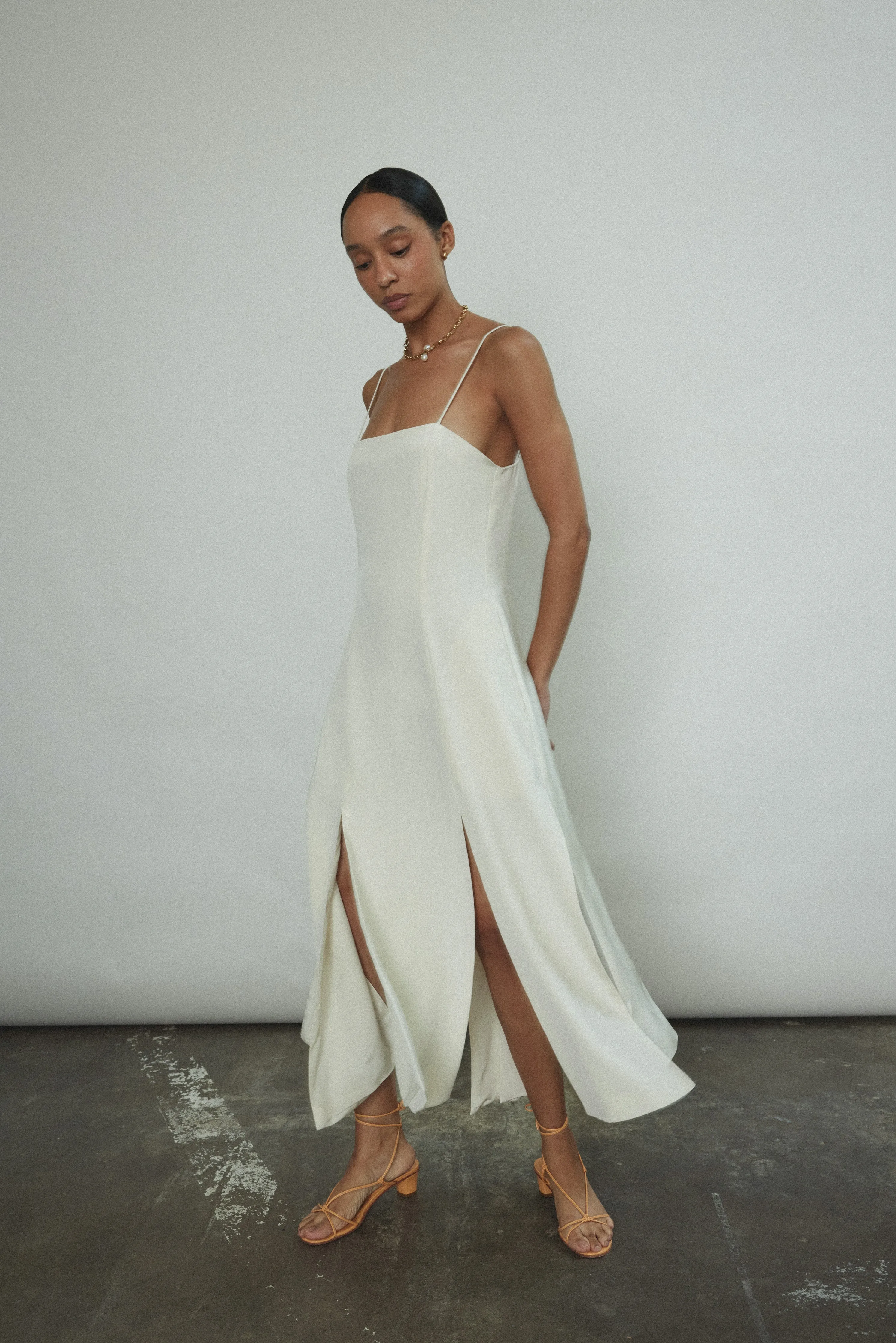 Theodora Dress - Ivory sold by Kamperett product image thumbnail 3