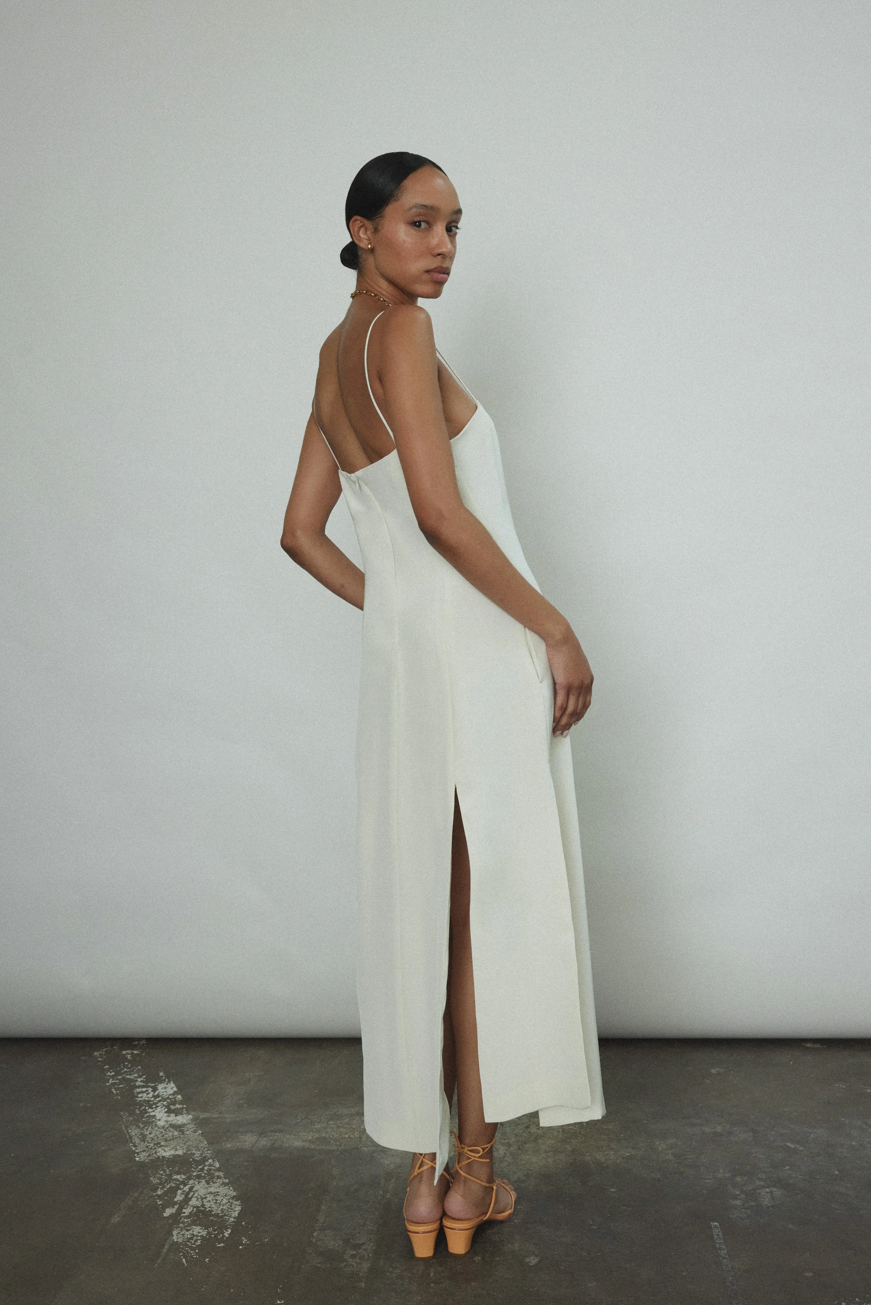 Theodora Dress - Ivory sold by Kamperett product image thumbnail 5