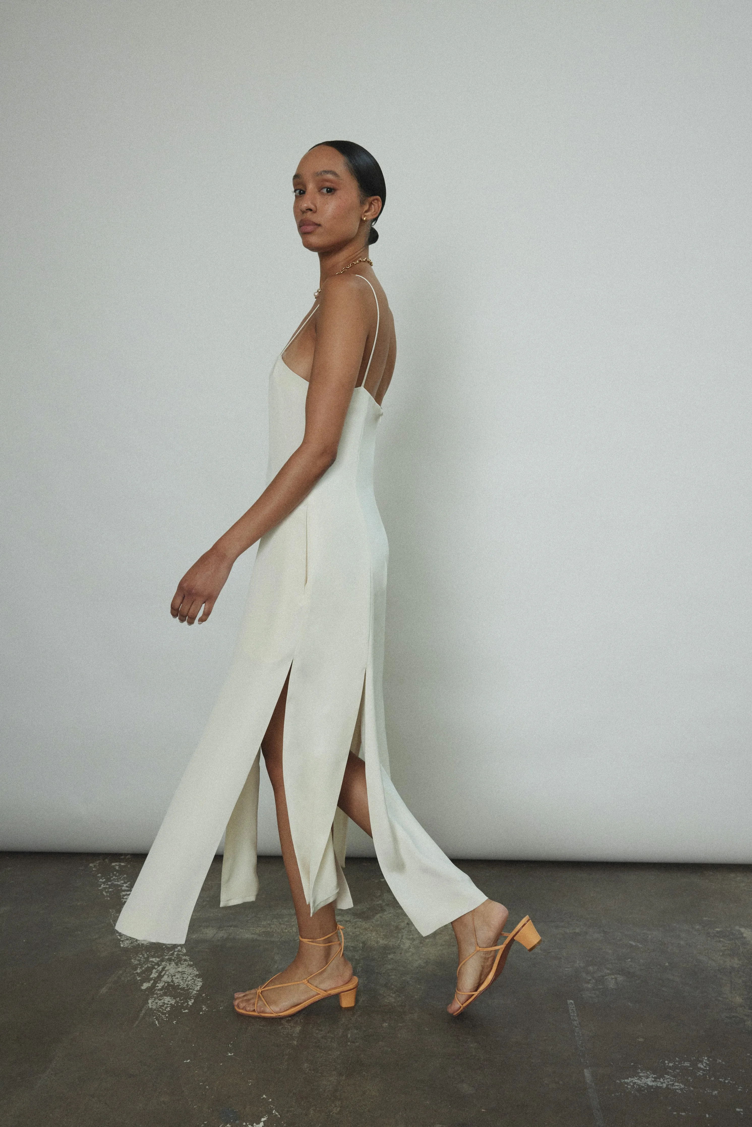 Theodora Dress - Ivory sold by Kamperett product image thumbnail 4