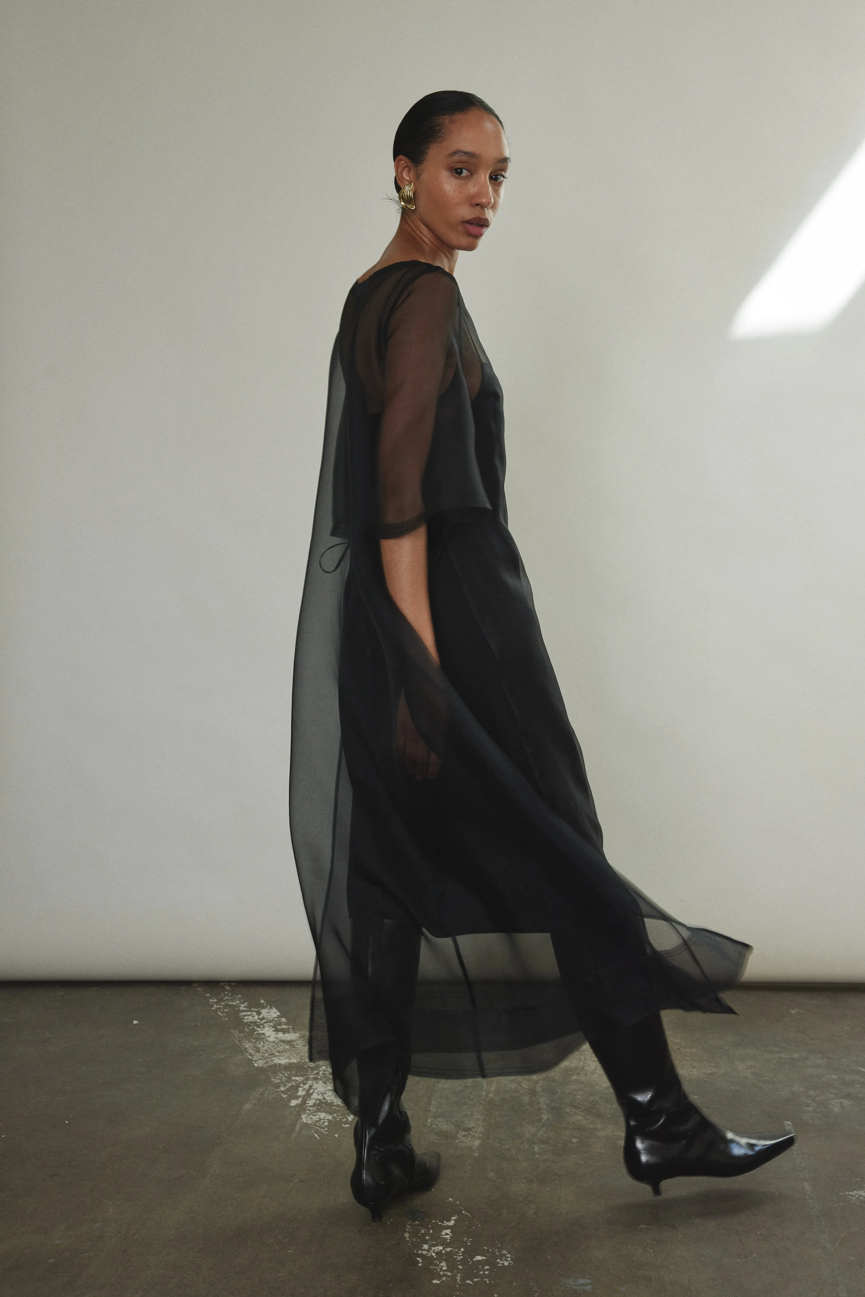 Thea Sheath Dress - Black sold by Kamperett product image thumbnail 5
