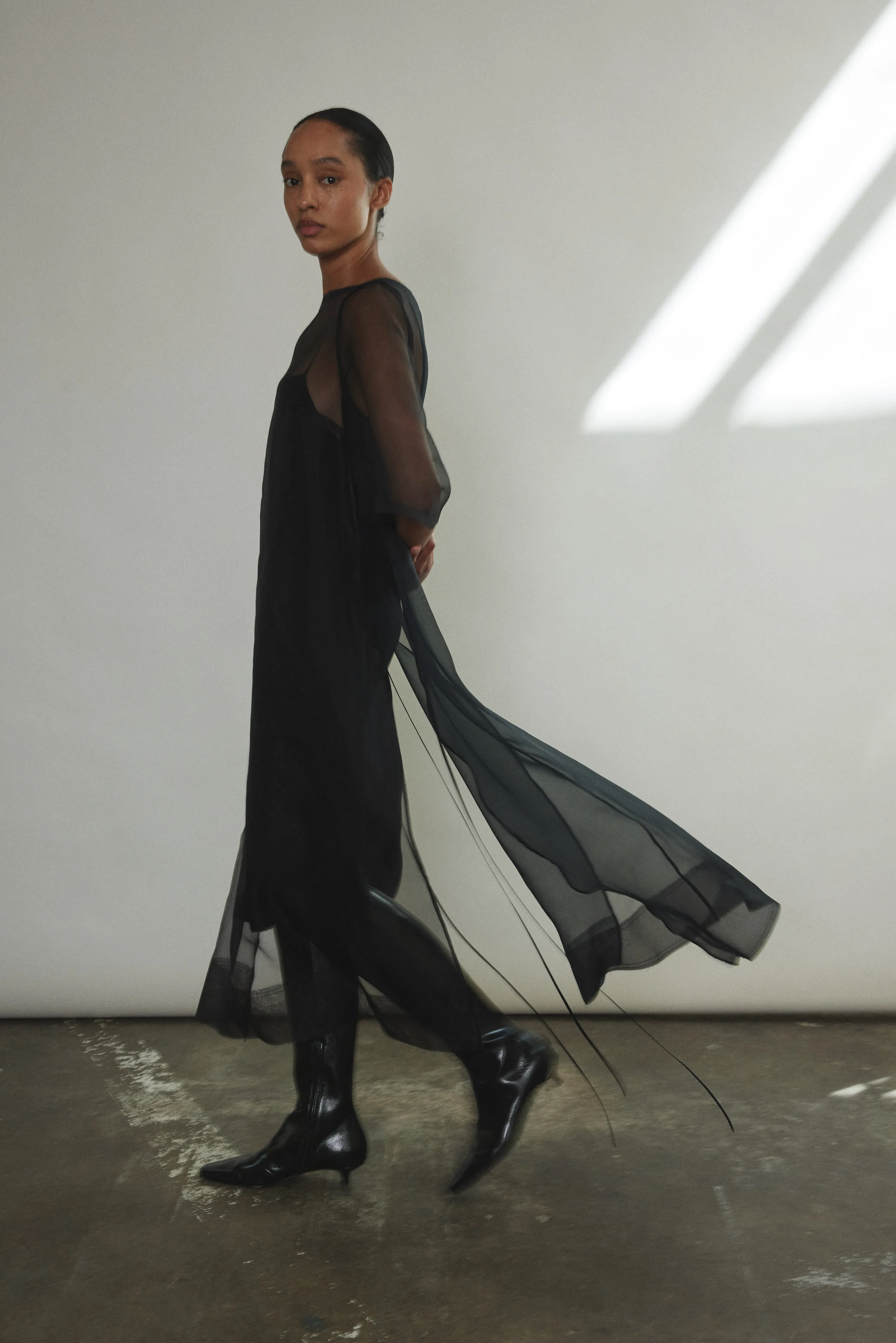 Thea Sheath Dress - Black sold by Kamperett product image thumbnail 2