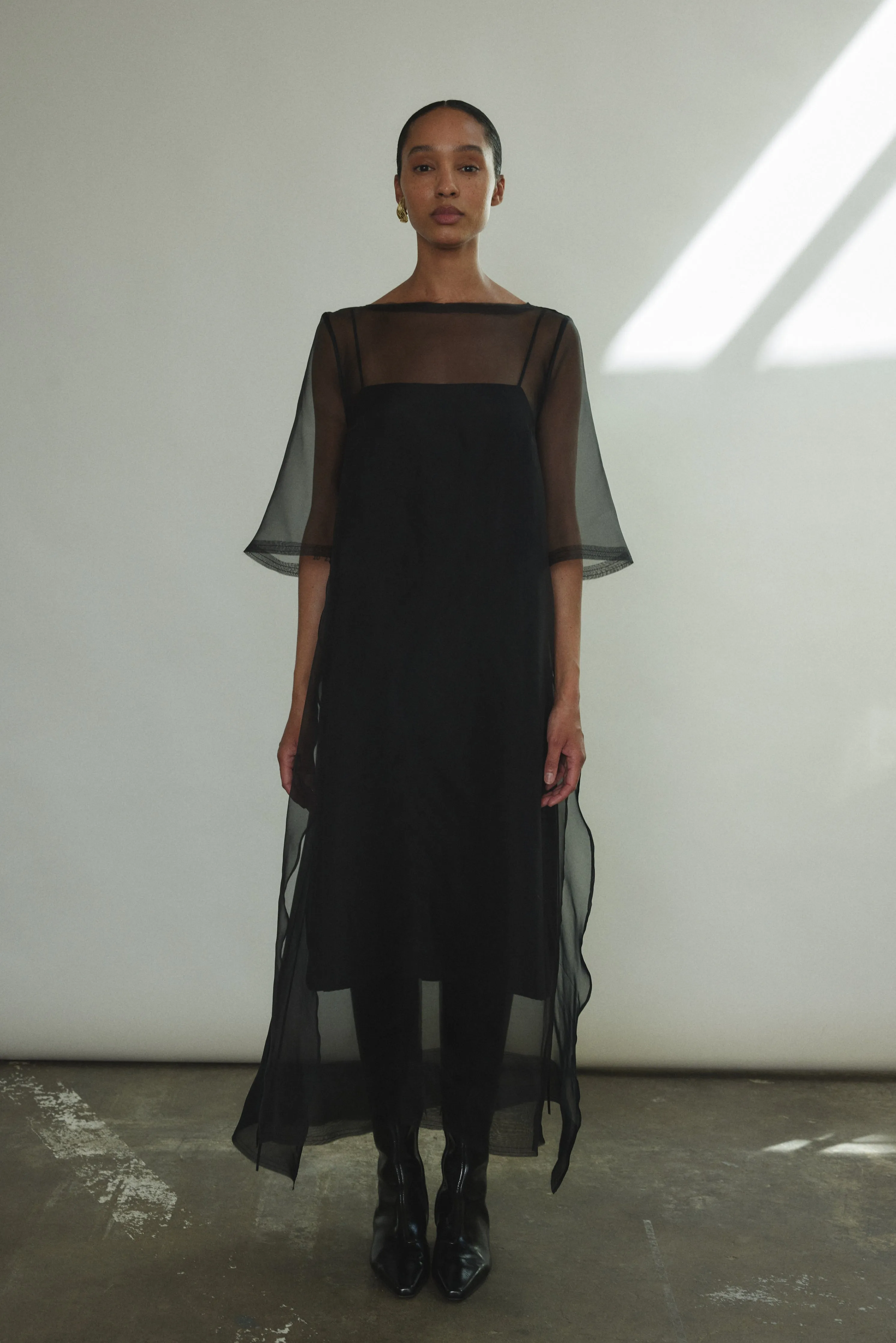 Thea Sheath Dress - Black sold by Kamperett product image thumbnail 4