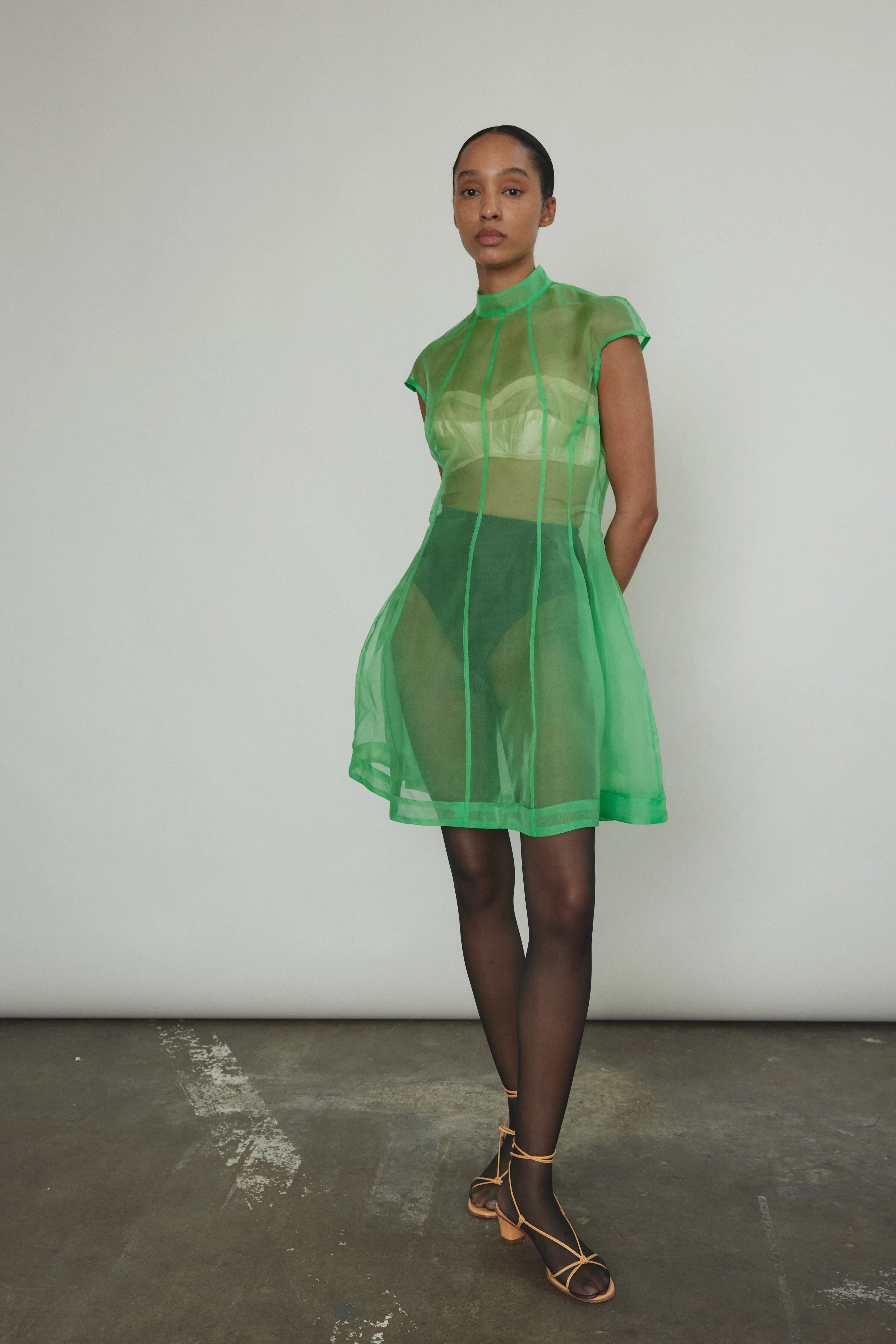 Reine Dress - Celadon sold by Kamperett