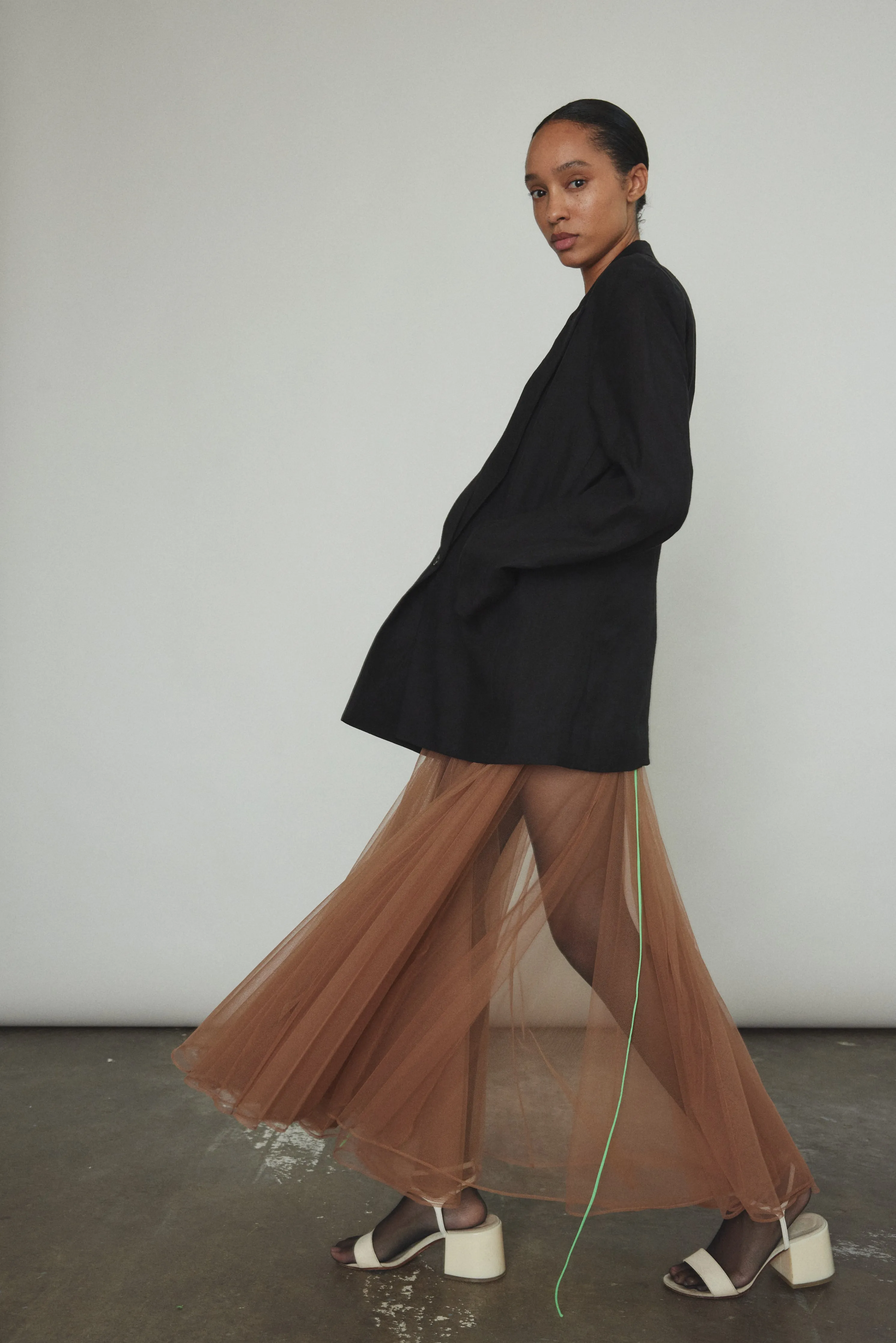 Camille Dress - Mocha sold by Kamperett product image thumbnail 3