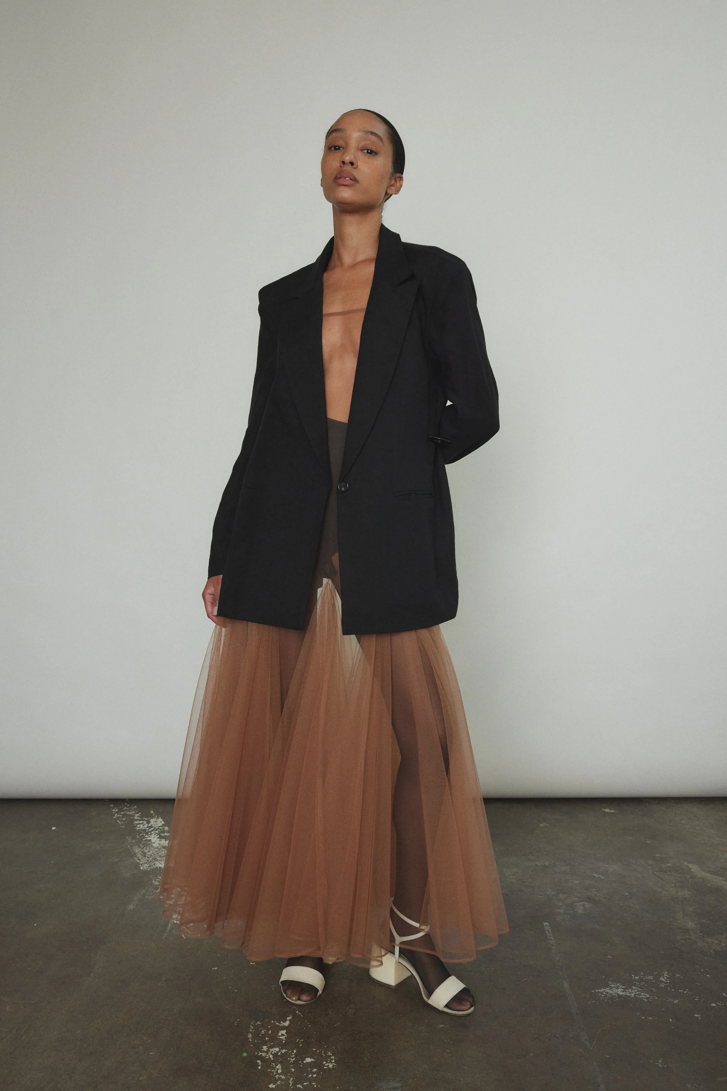 Camille Dress - Mocha sold by Kamperett product image thumbnail 2