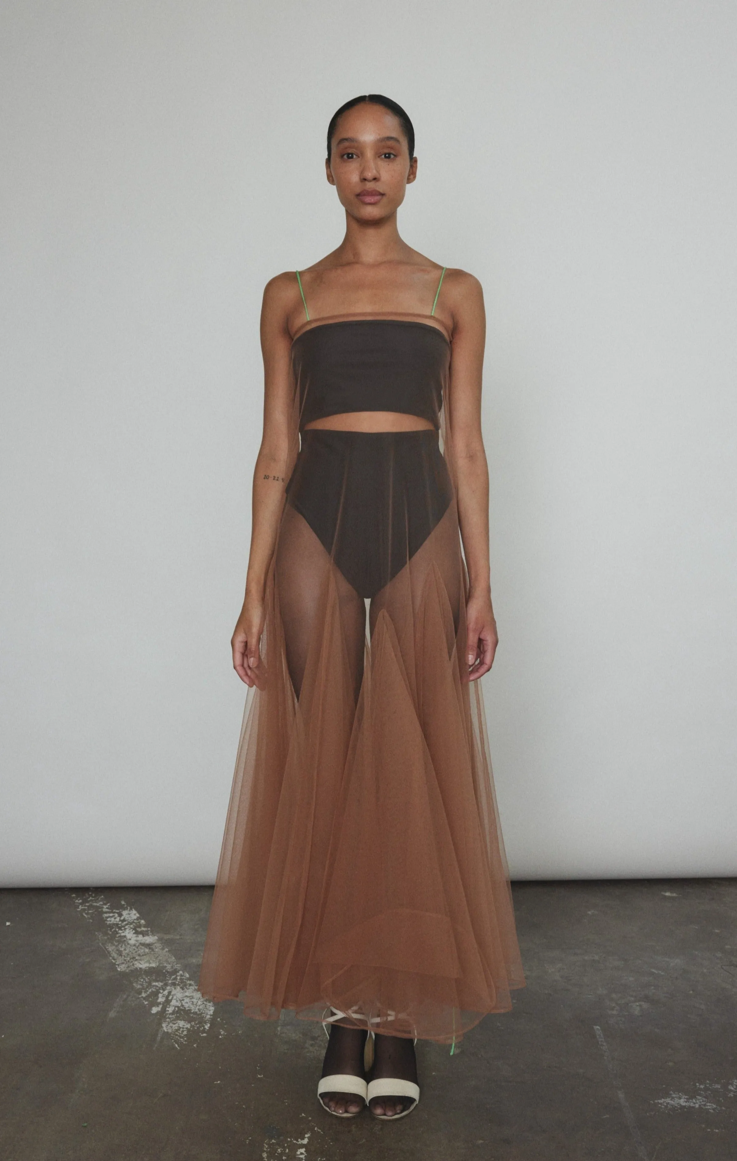 Camille Dress - Mocha sold by Kamperett