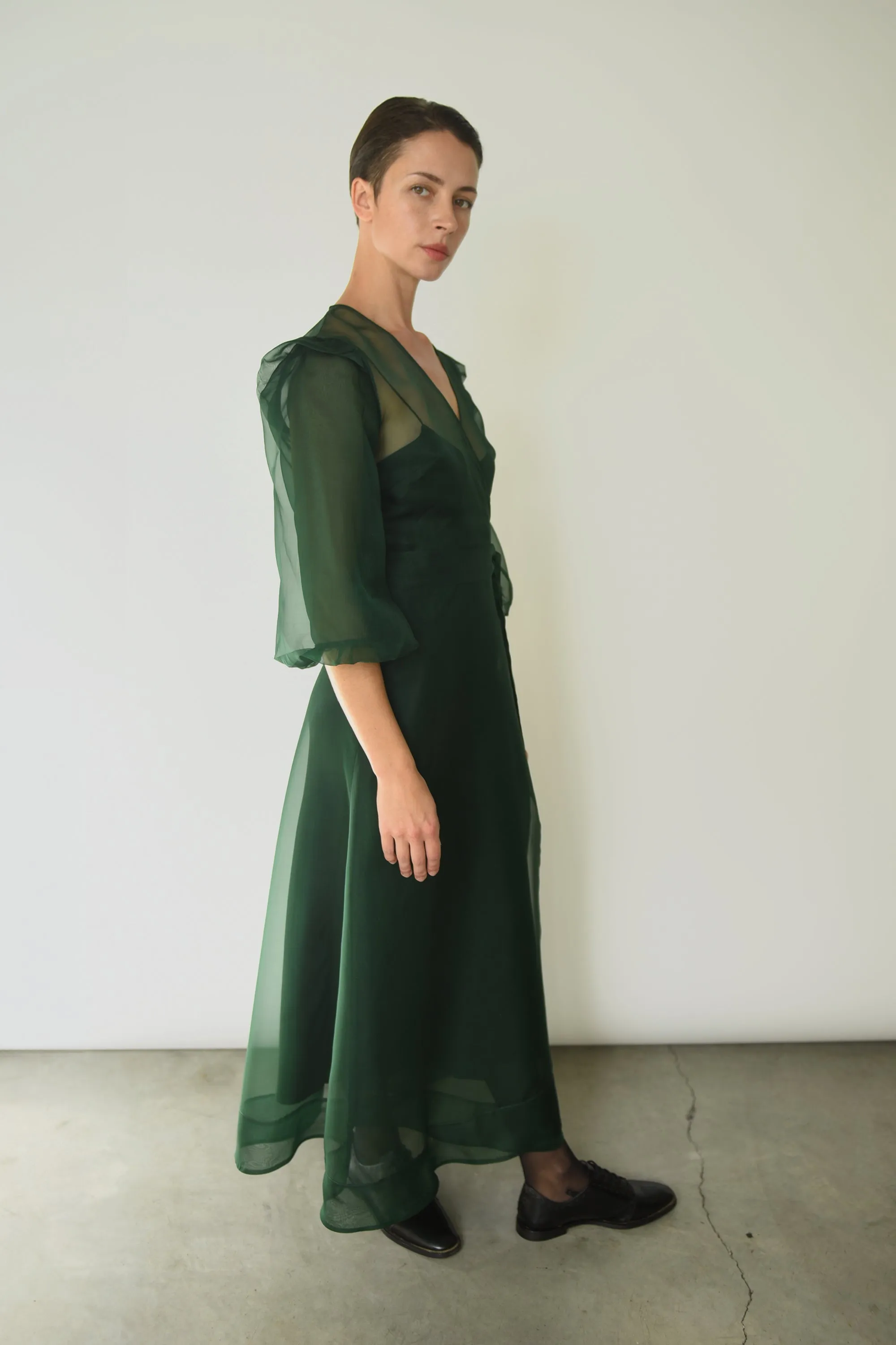 Loretta Midi - Dark Green sold by Kamperett product image thumbnail 3