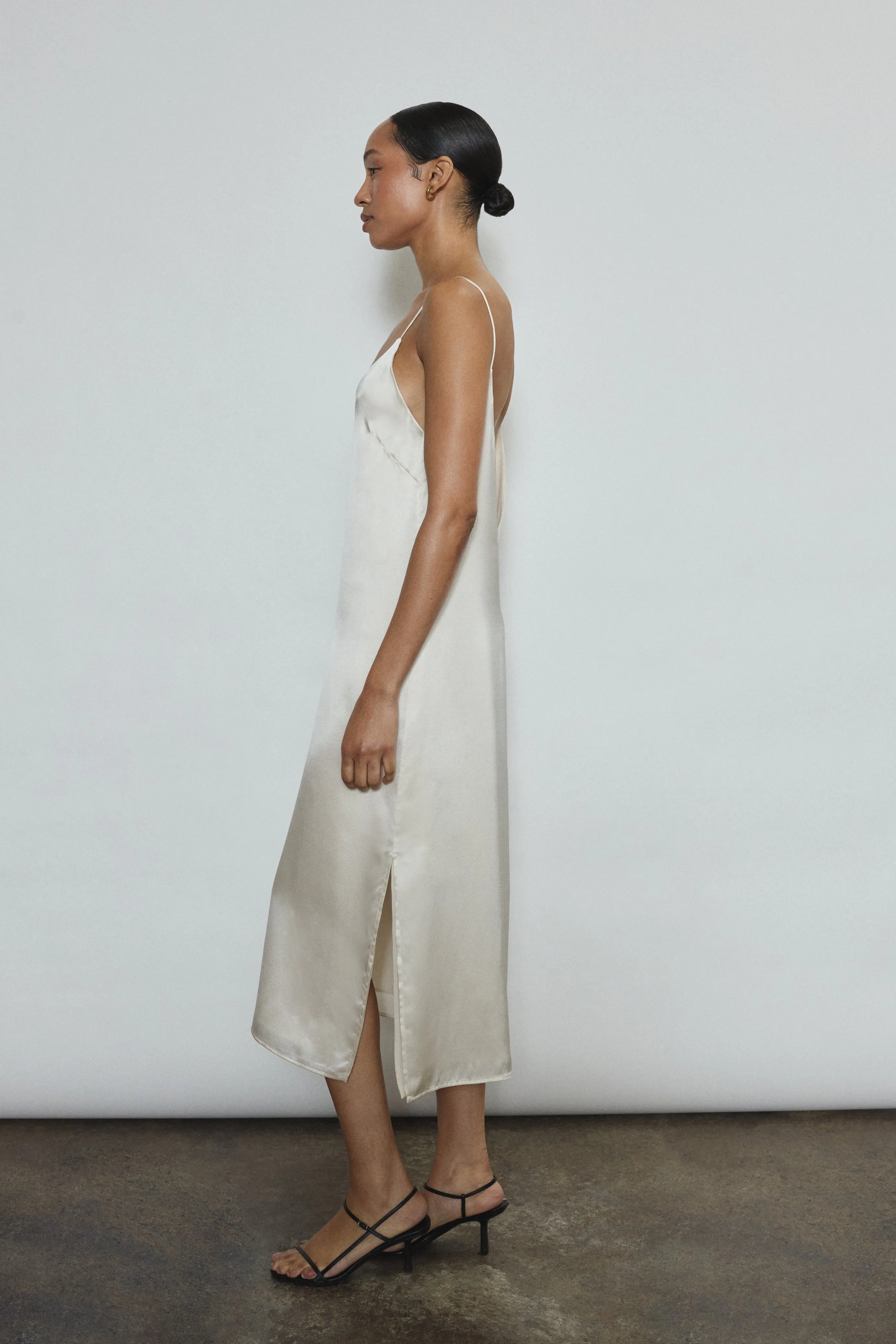 Sade Slip Dress - Ivory sold by Kamperett product image thumbnail 2