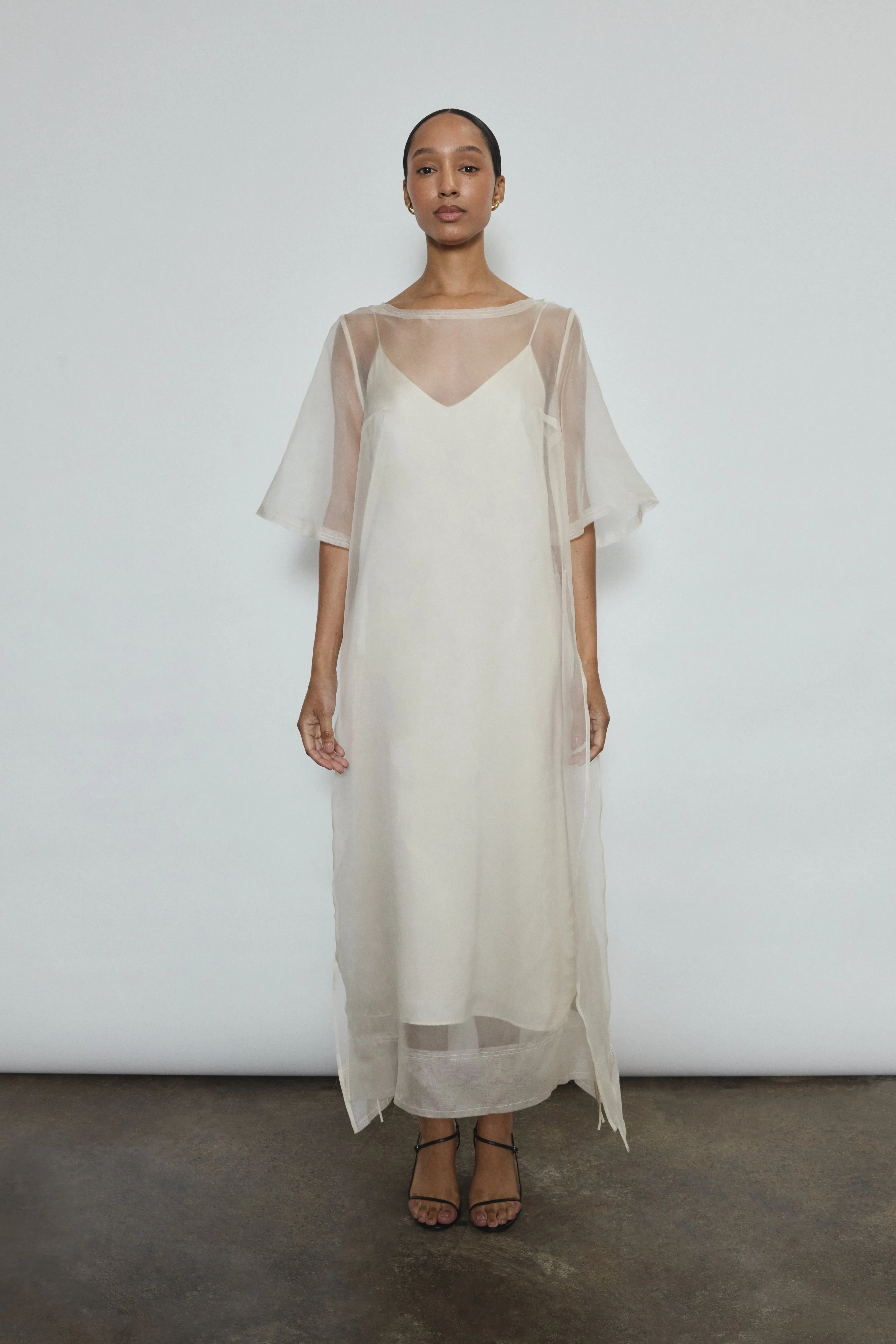 Sade Slip Dress - Ivory sold by Kamperett product image thumbnail 4