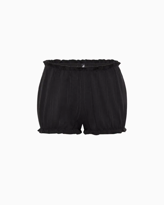 The Bloomer: Black Pointelle made by Cou Cou Intimates