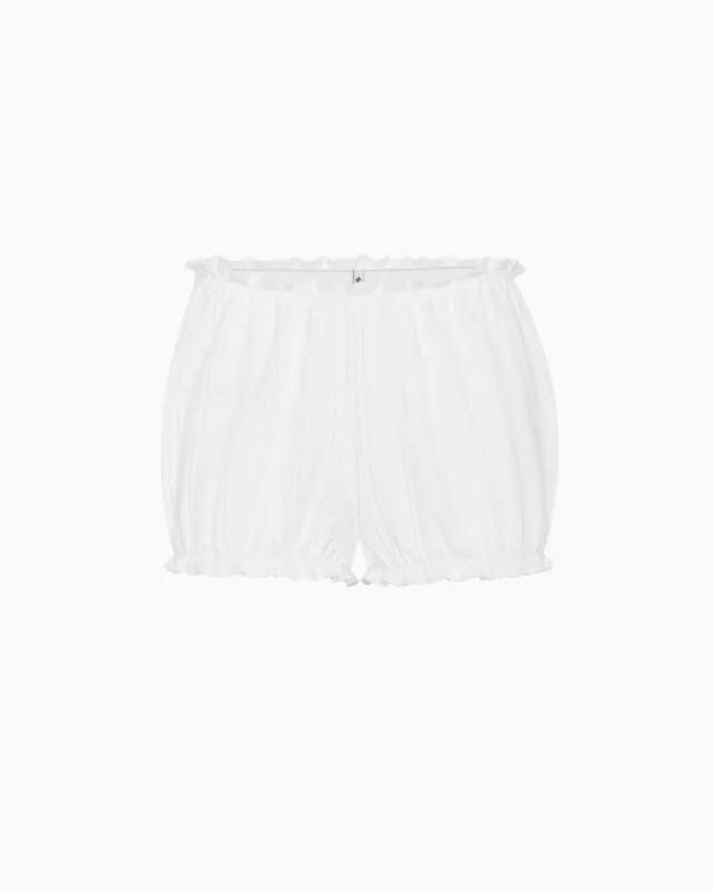 The Bloomer: White Pointelle made by Cou Cou Intimates