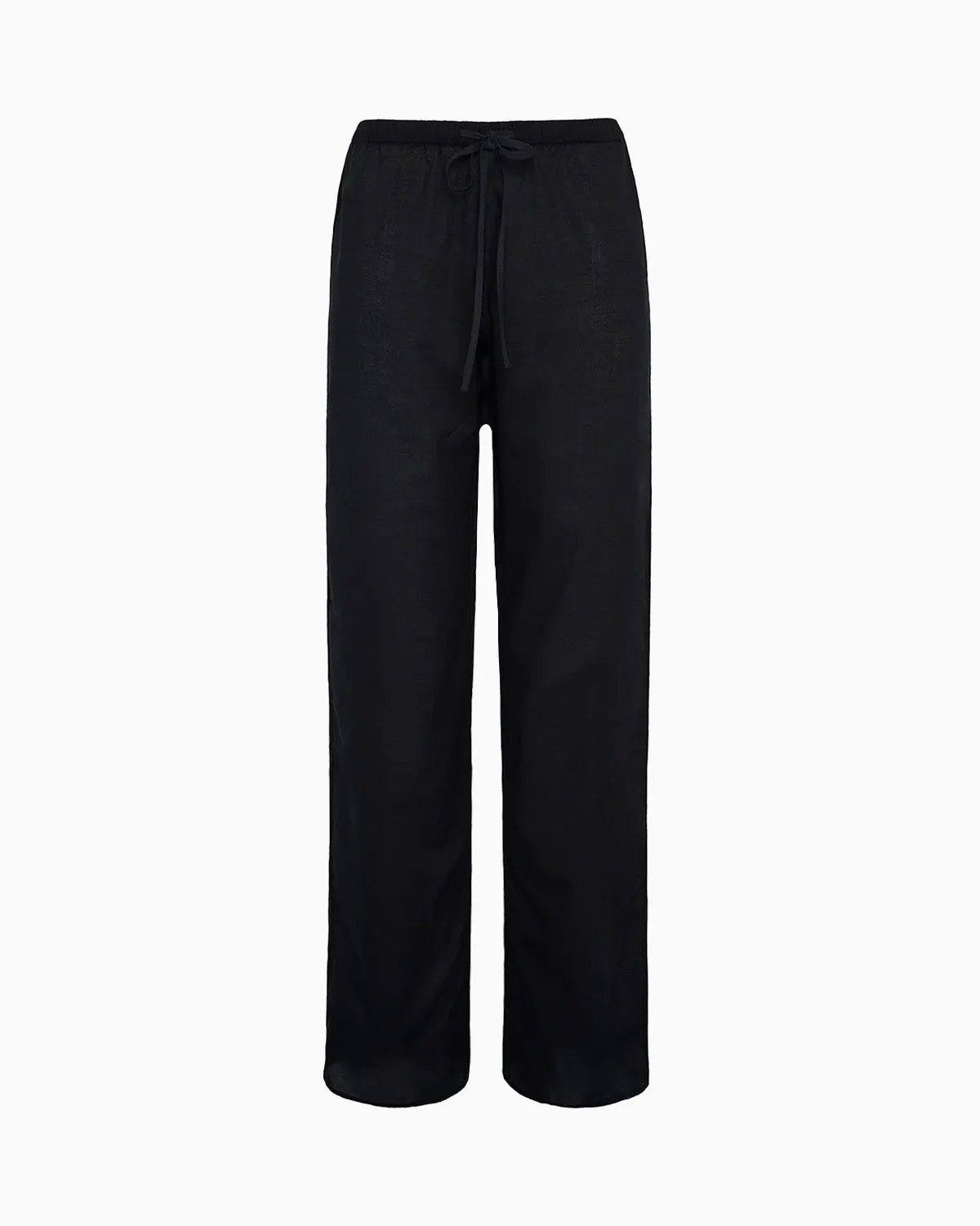 The Pant: Black Cotton Voile sold by Cou Cou Intimates