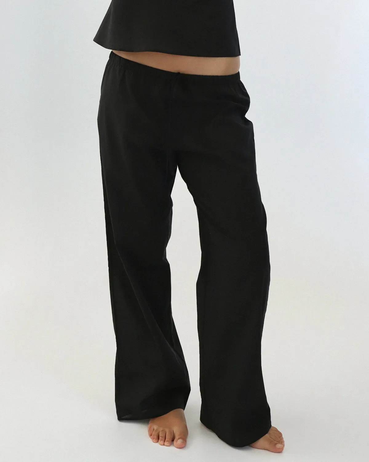 The Pant: Black Cotton Voile sold by Cou Cou Intimates product image thumbnail 5