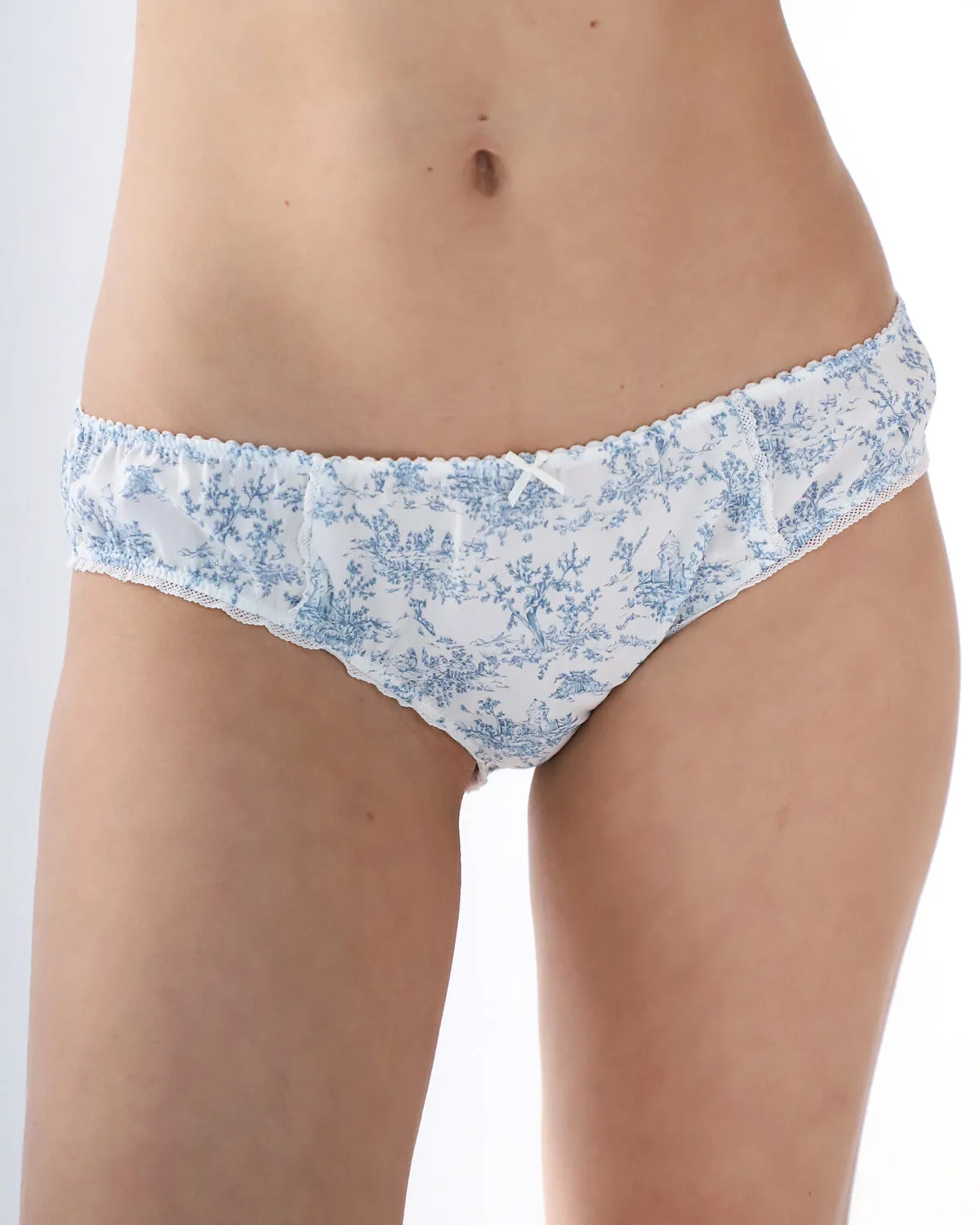 The French Brief: Toile De Jouy Cotton Voile sold by Cou Cou Intimates product image thumbnail 5