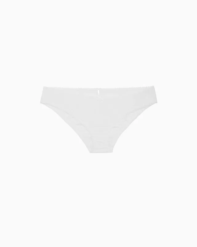 The French Brief: White Cotton Voile made by Cou Cou Intimates