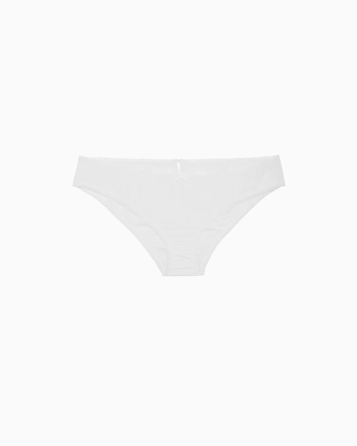 The French Brief: White Cotton Voile sold by Cou Cou Intimates