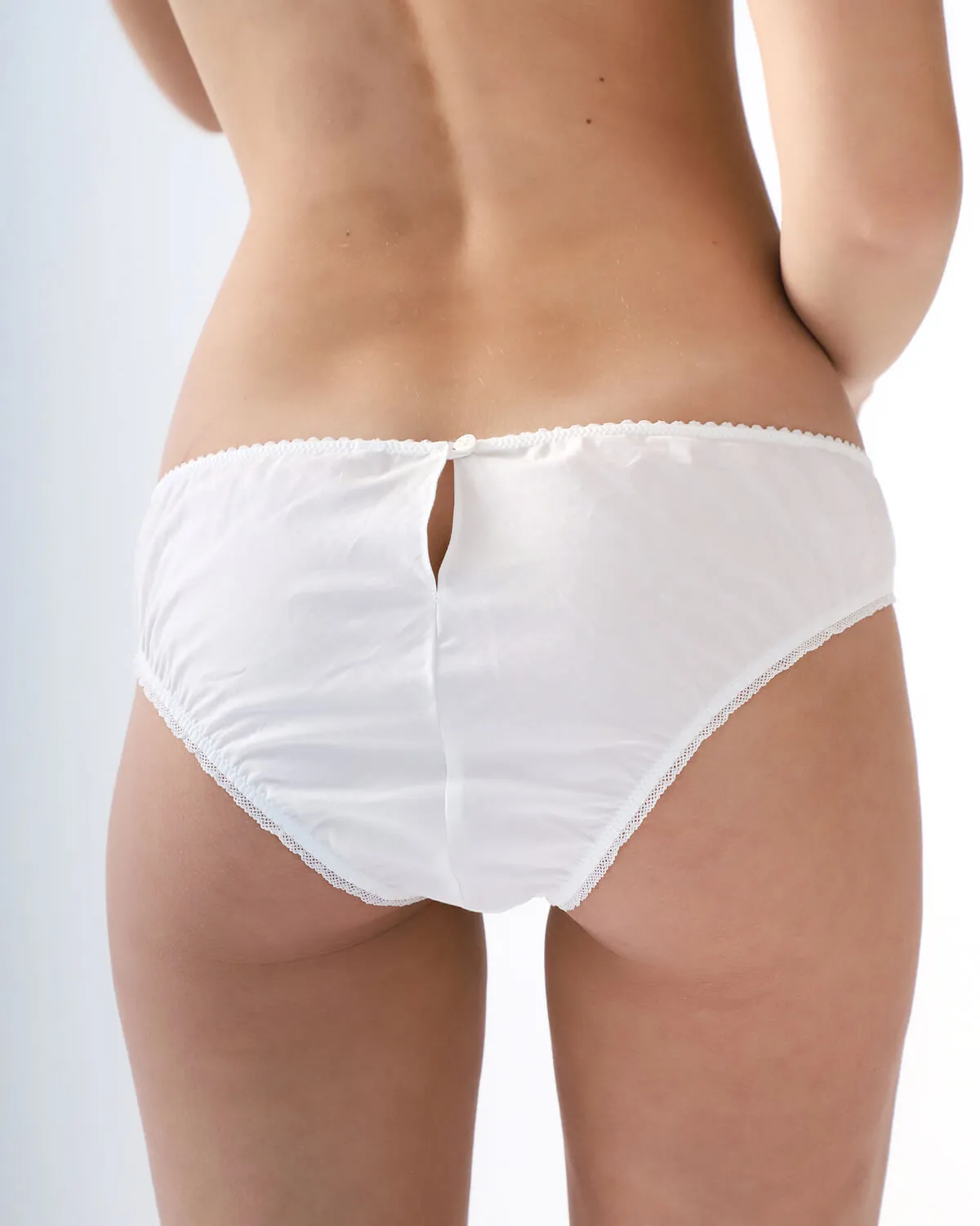 The French Brief: White Cotton Voile sold by Cou Cou Intimates product image thumbnail 5