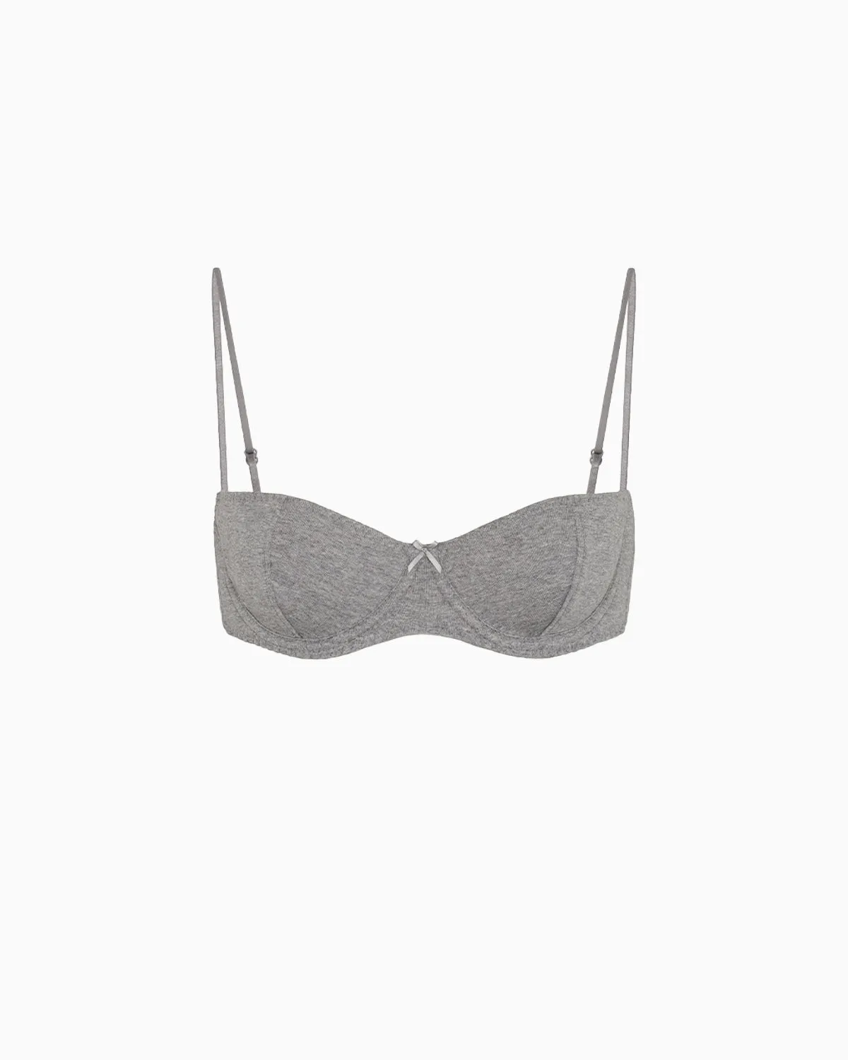 The Teacup: Grey Cotton Jersey sold by Cou Cou Intimates