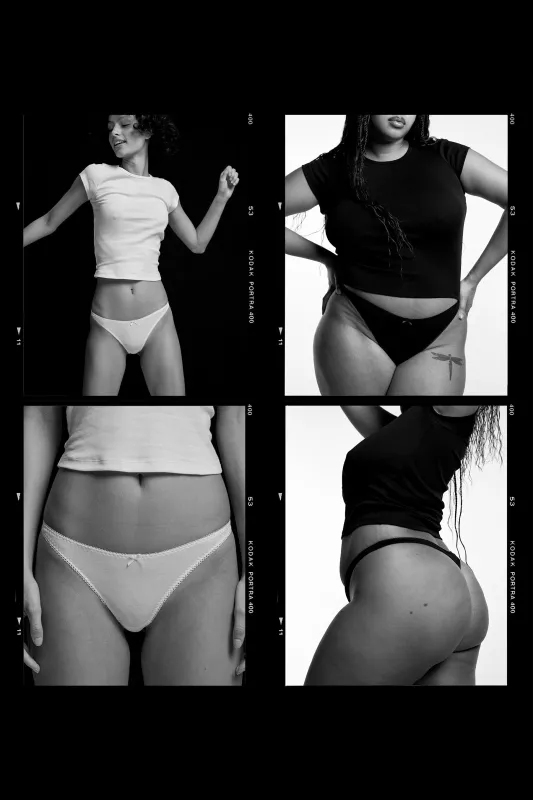 The Thong 5 Pack: Cotton Jersey made by Cou Cou Intimates