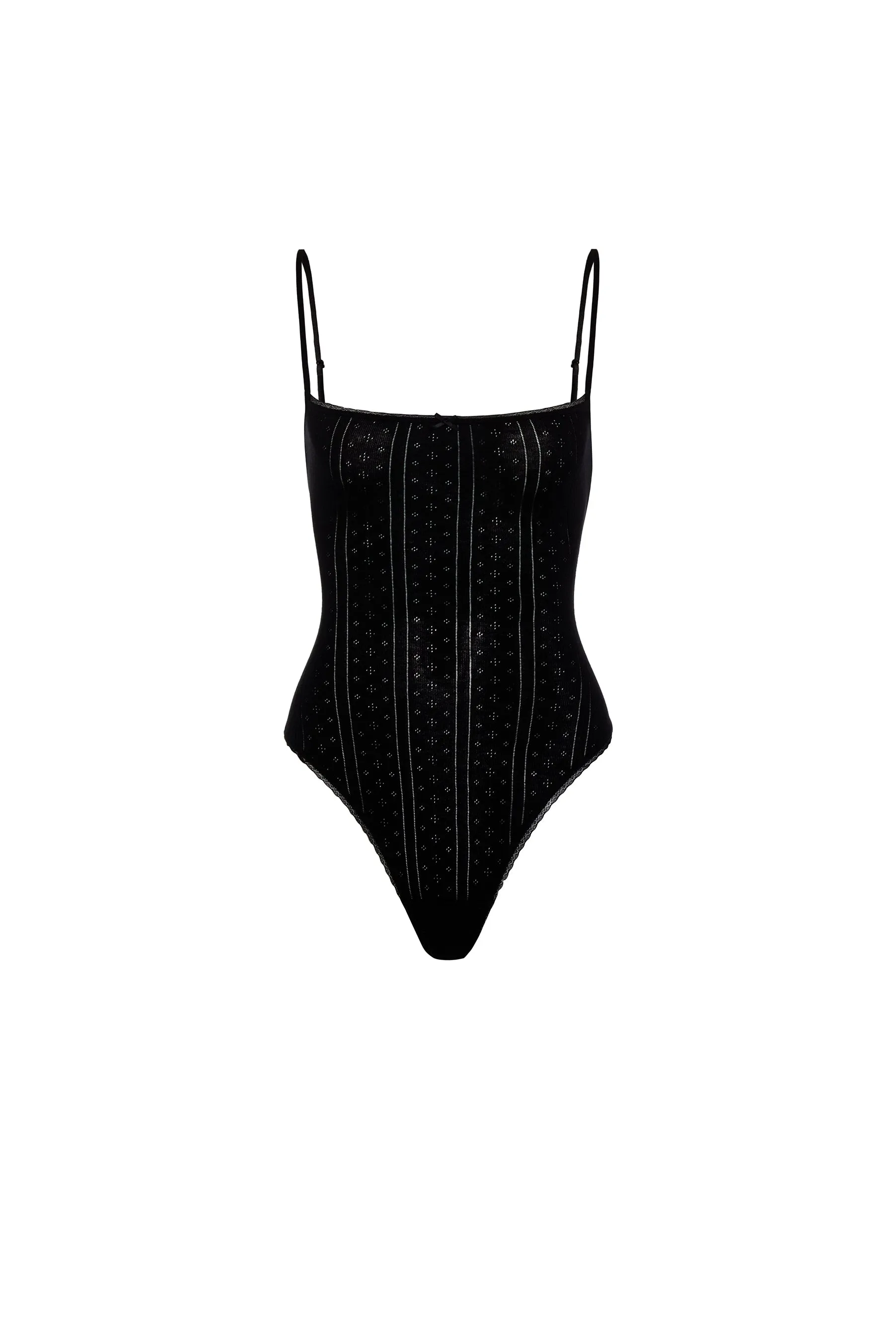 The Bodysuit: Black Pointelle sold by Cou Cou Intimates product image thumbnail 3