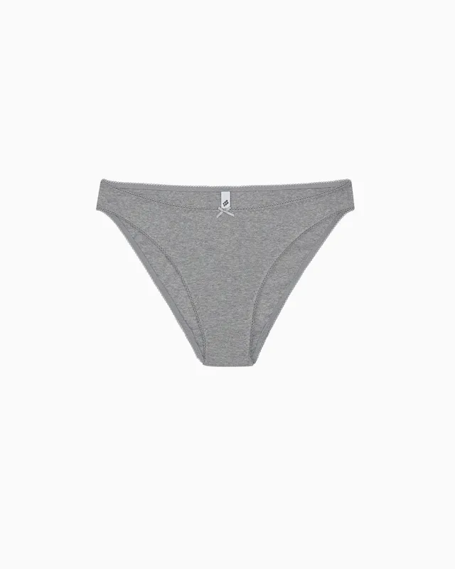 The Brief: Grey Cotton Jersey made by Cou Cou Intimates