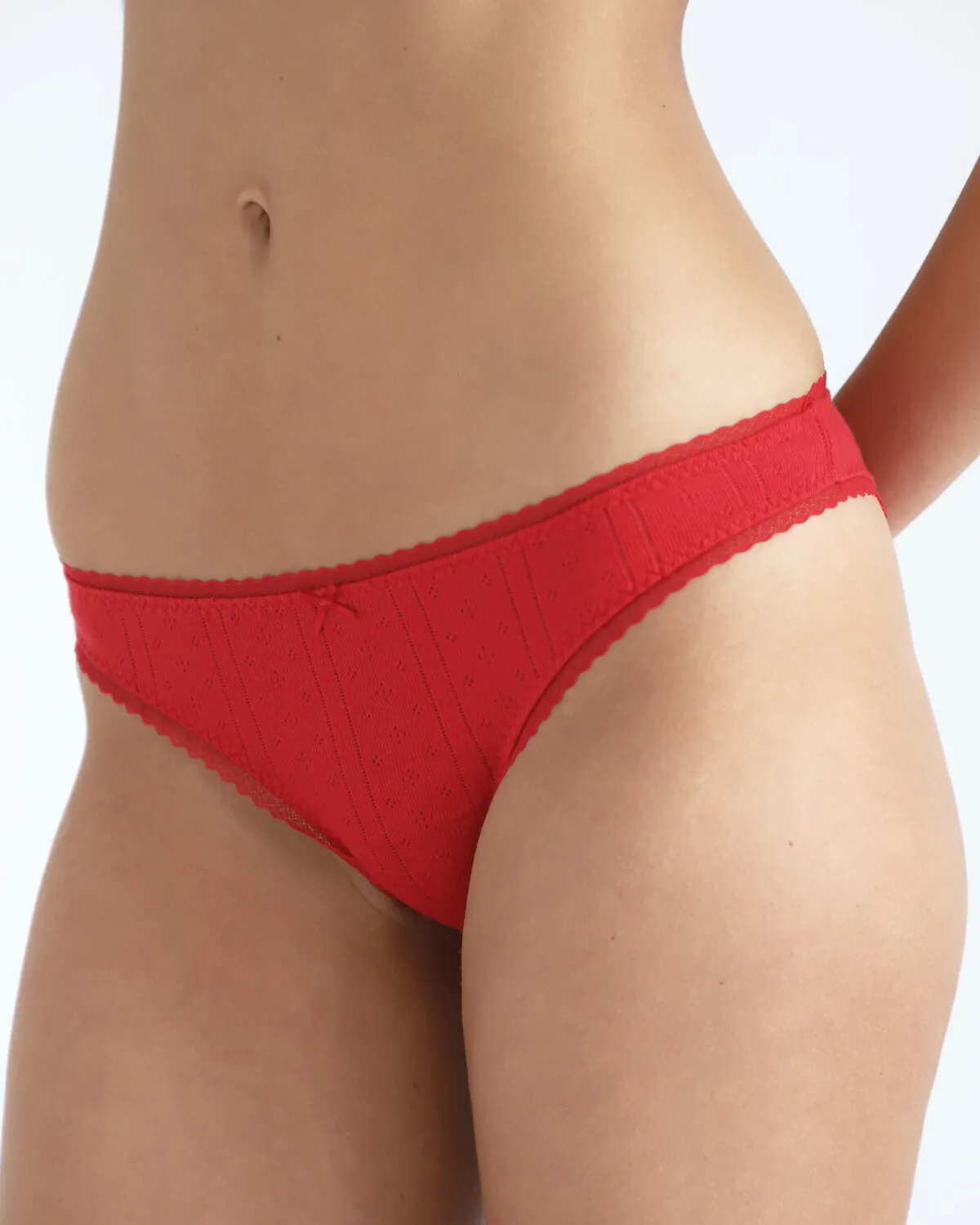 The High Rise 3 Pack: Cherry Red sold by Cou Cou Intimates