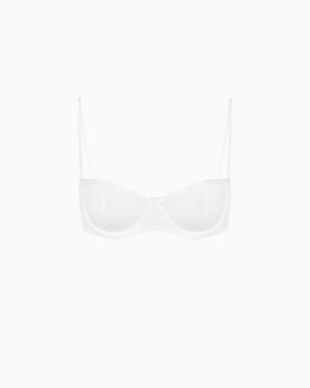 The Teacup: White Cotton Jersey made by Cou Cou Intimates