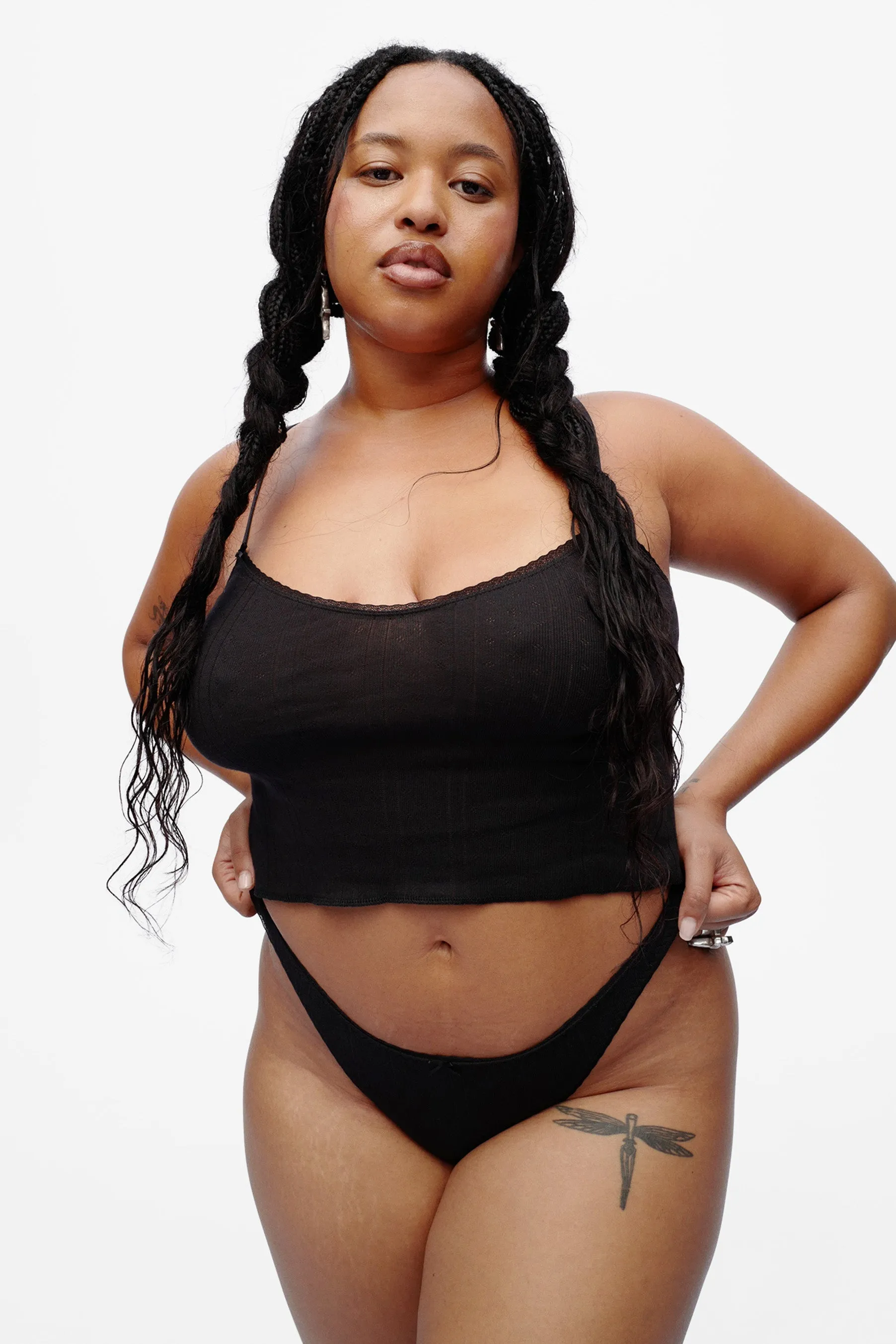 The Thong 3 Pack: Black sold by Cou Cou Intimates product image thumbnail 4