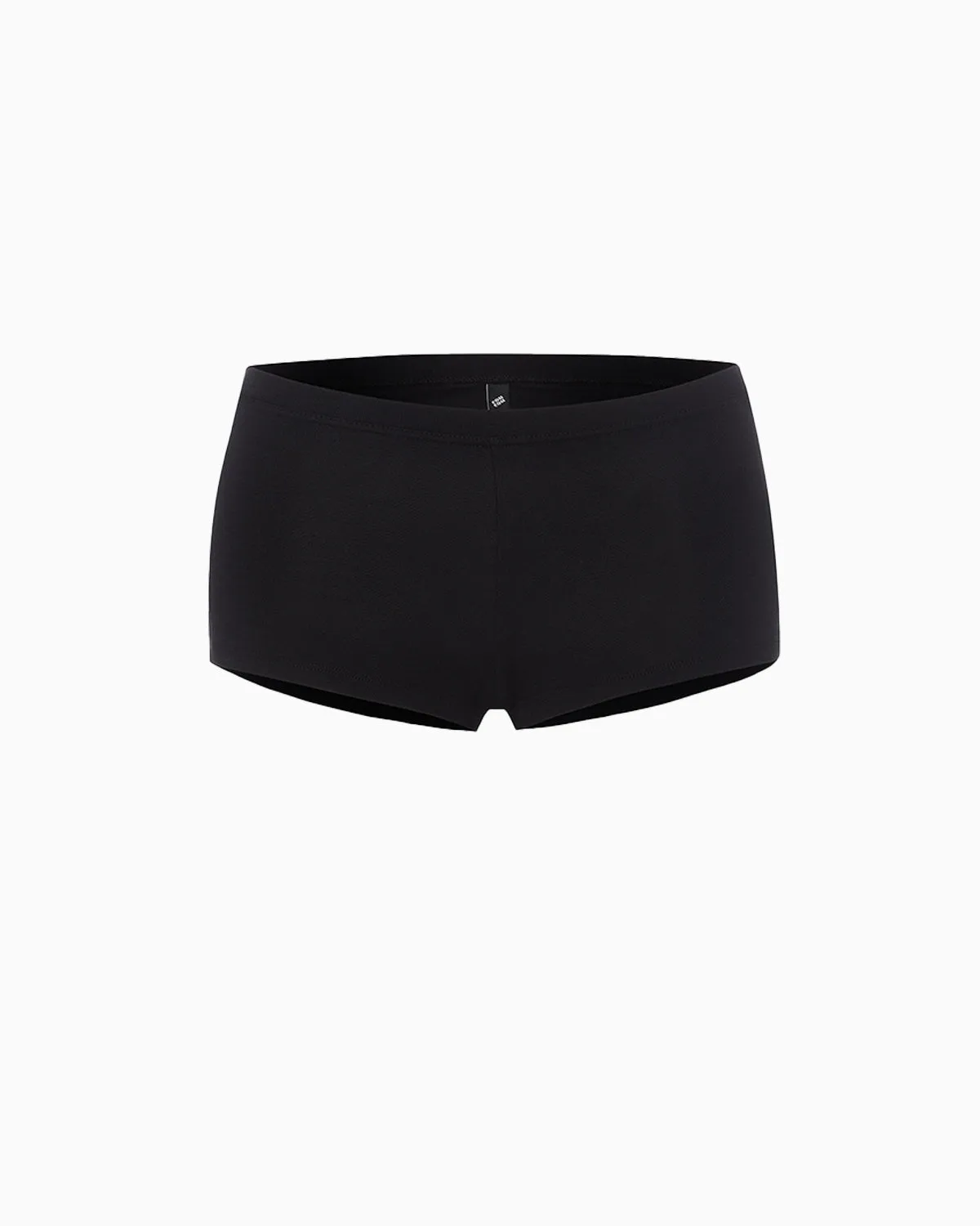 The Boyshort: Black Cotton Jersey sold by Cou Cou Intimates